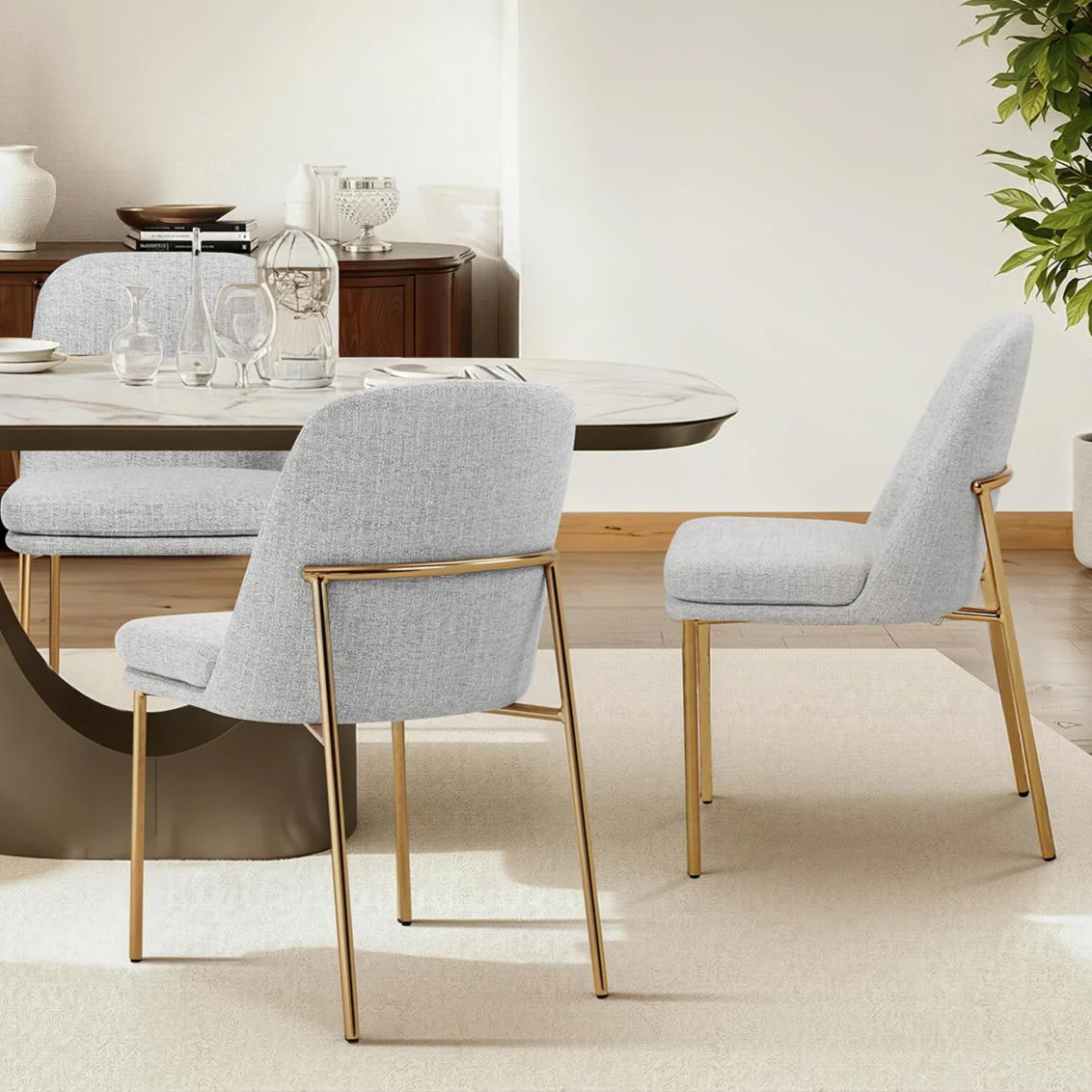 Layla - 71" Sintered Stone Dining Table Set for 4-6 - Image 33