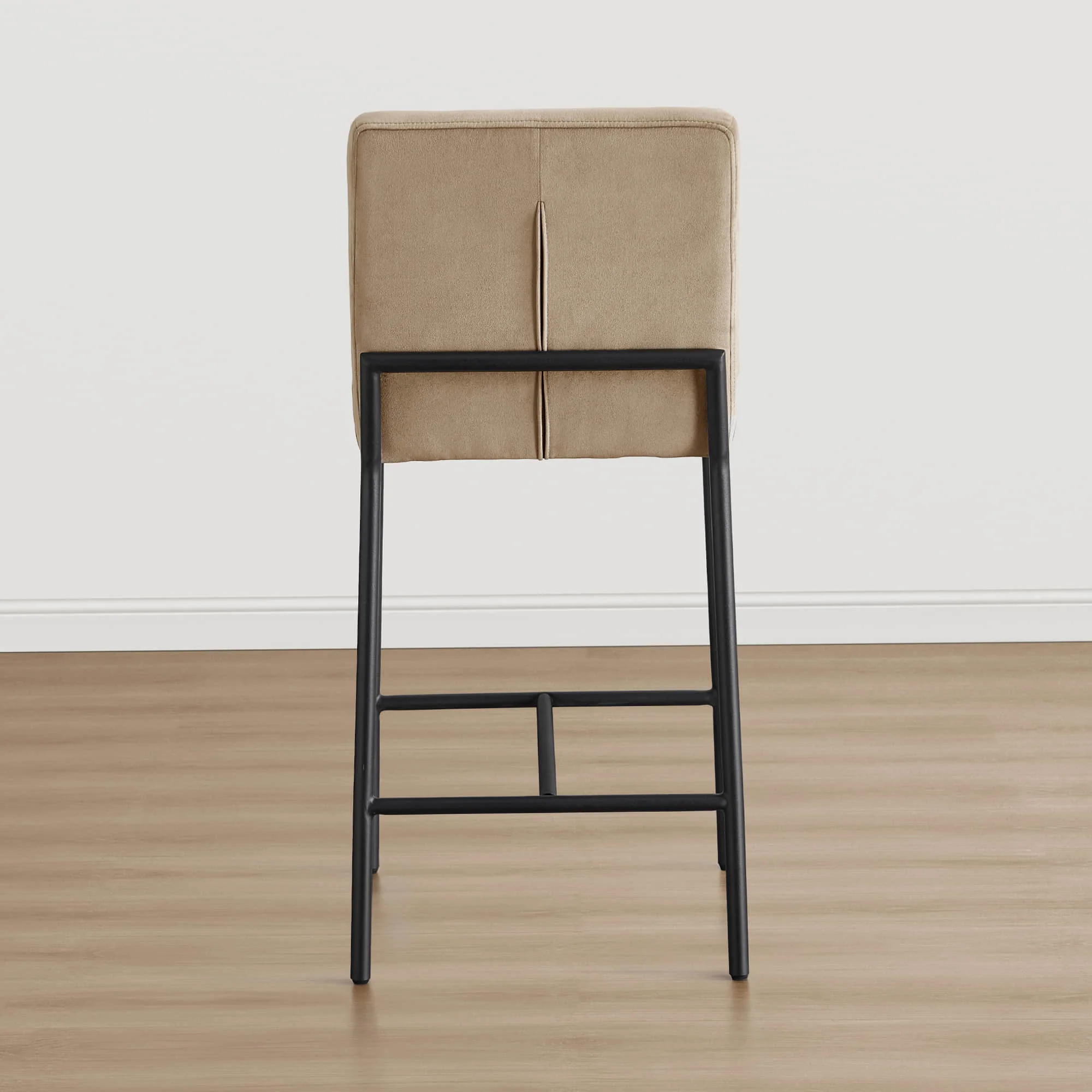 Layla Retro Tufted-design Counter Stool with Metal Base (Set of 2） - Image 20