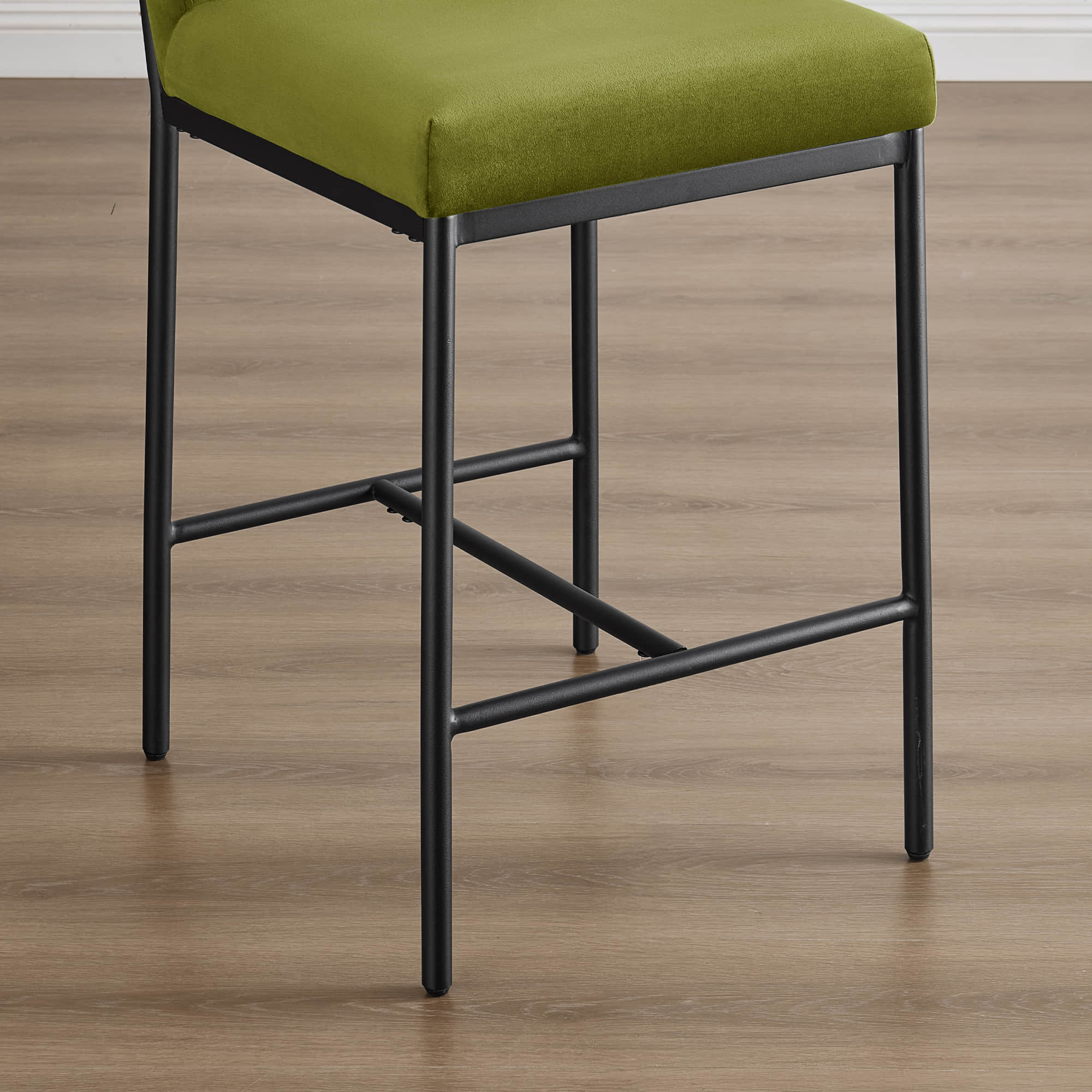 Layla Retro Tufted-design Counter Stool with Metal Base (Set of 2） - Image 31