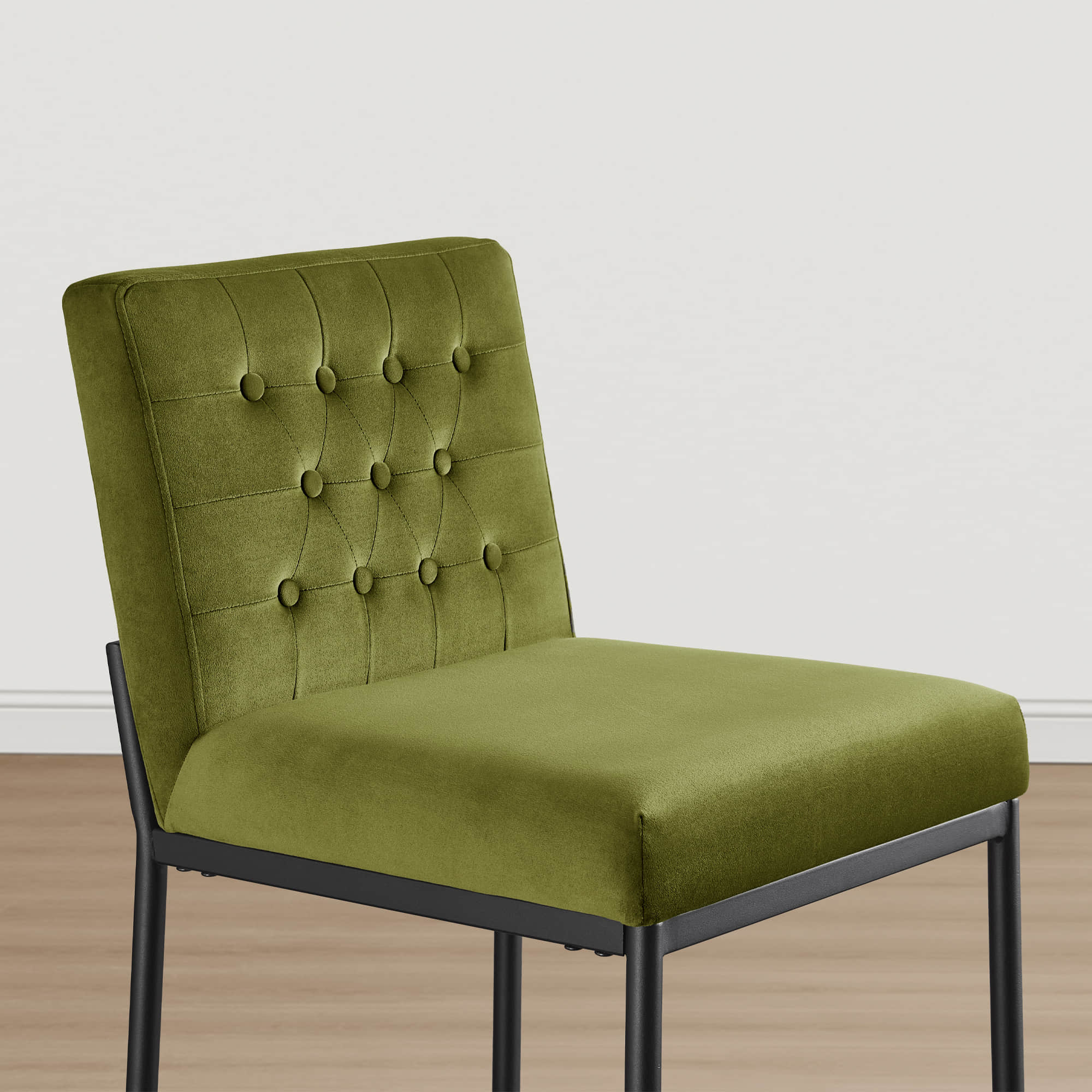 Layla Retro Tufted-design Counter Stool with Metal Base (Set of 2） - Image 32