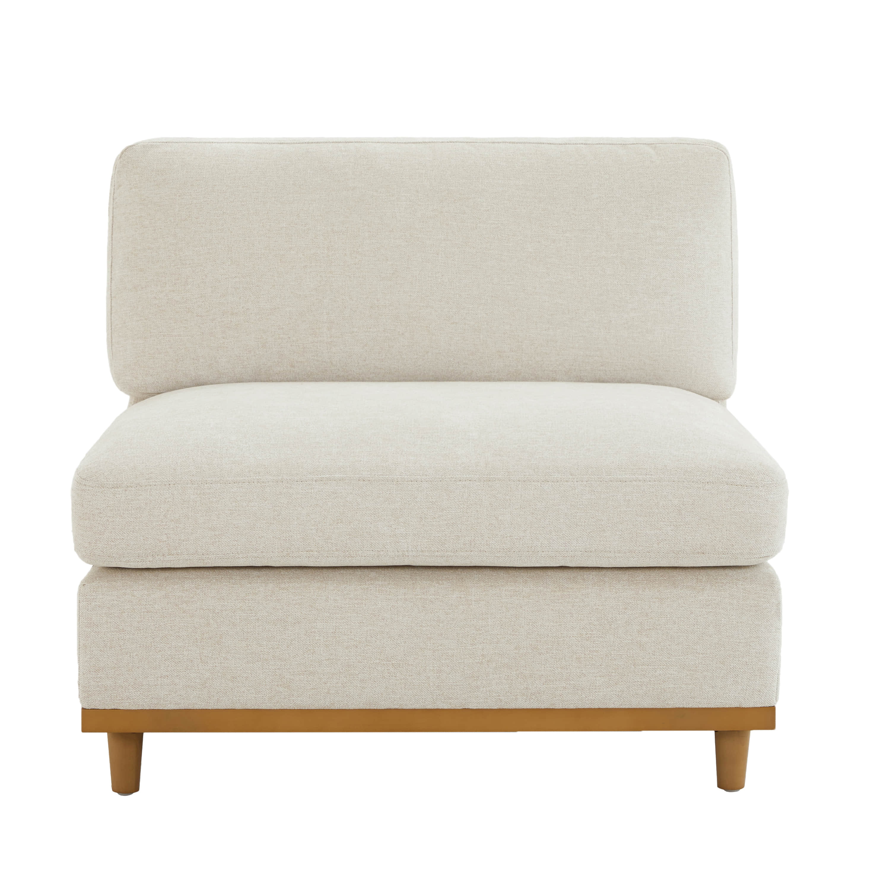 Liam 3-Piece Overstuffed Feather Wood Base Sectional Sofa - Image 16