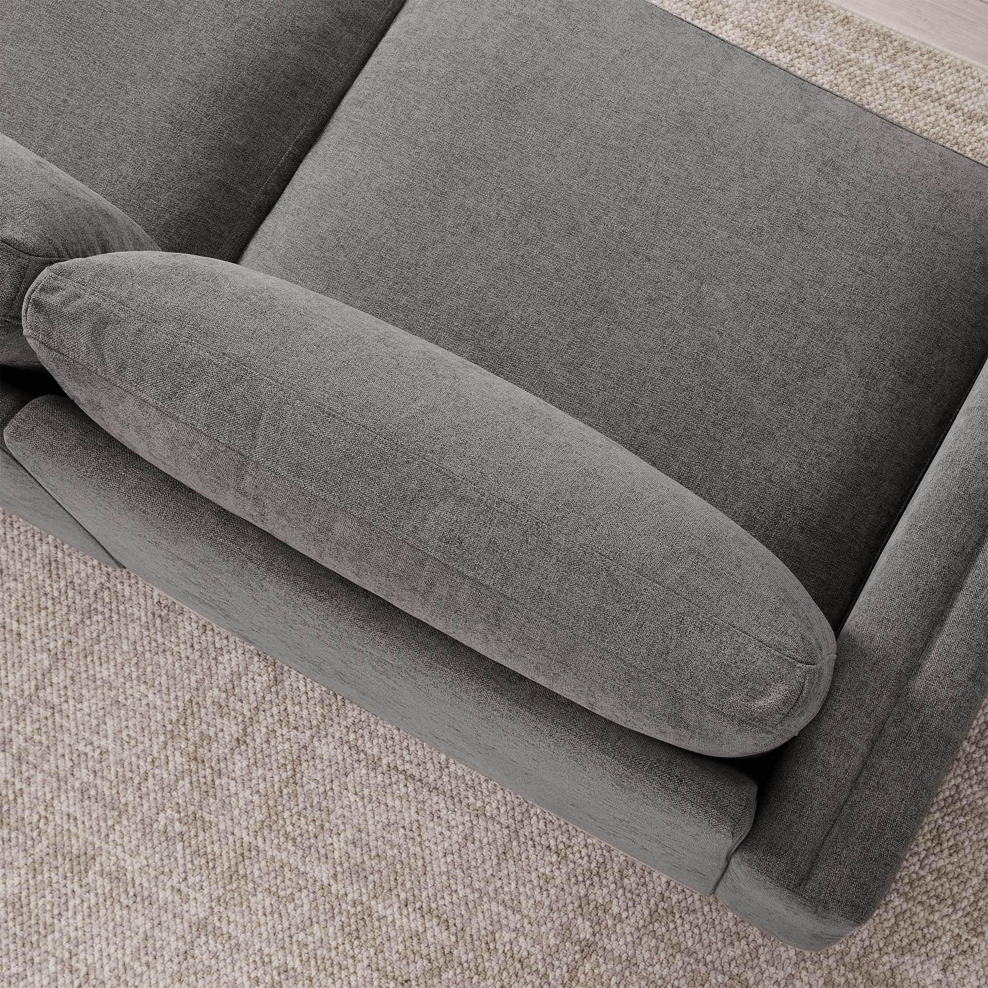 Liam 3-Piece Overstuffed Feather Wood Base Sectional Sofa - Image 31