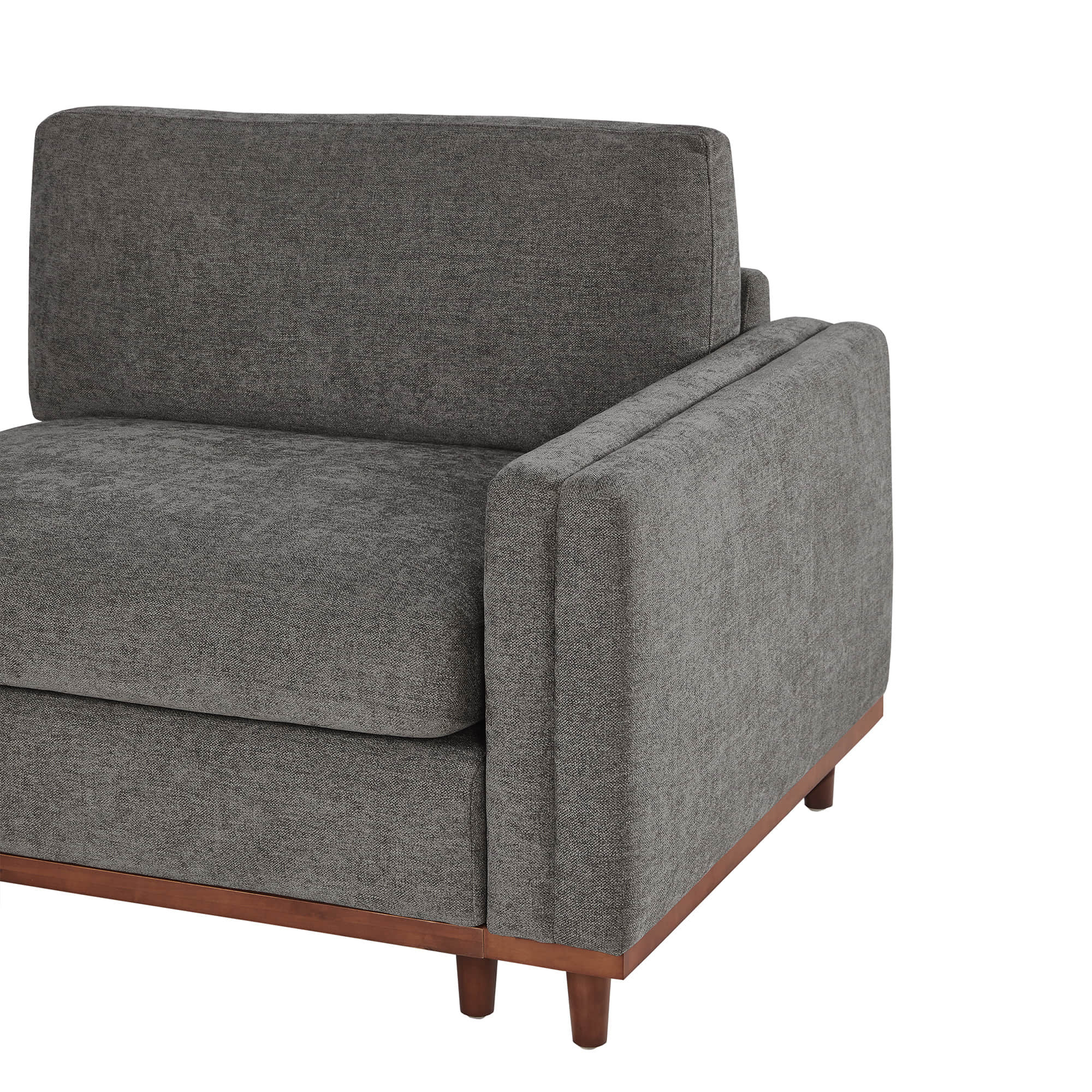 Liam 3-Piece Overstuffed Feather Wood Base Sectional Sofa - Image 50