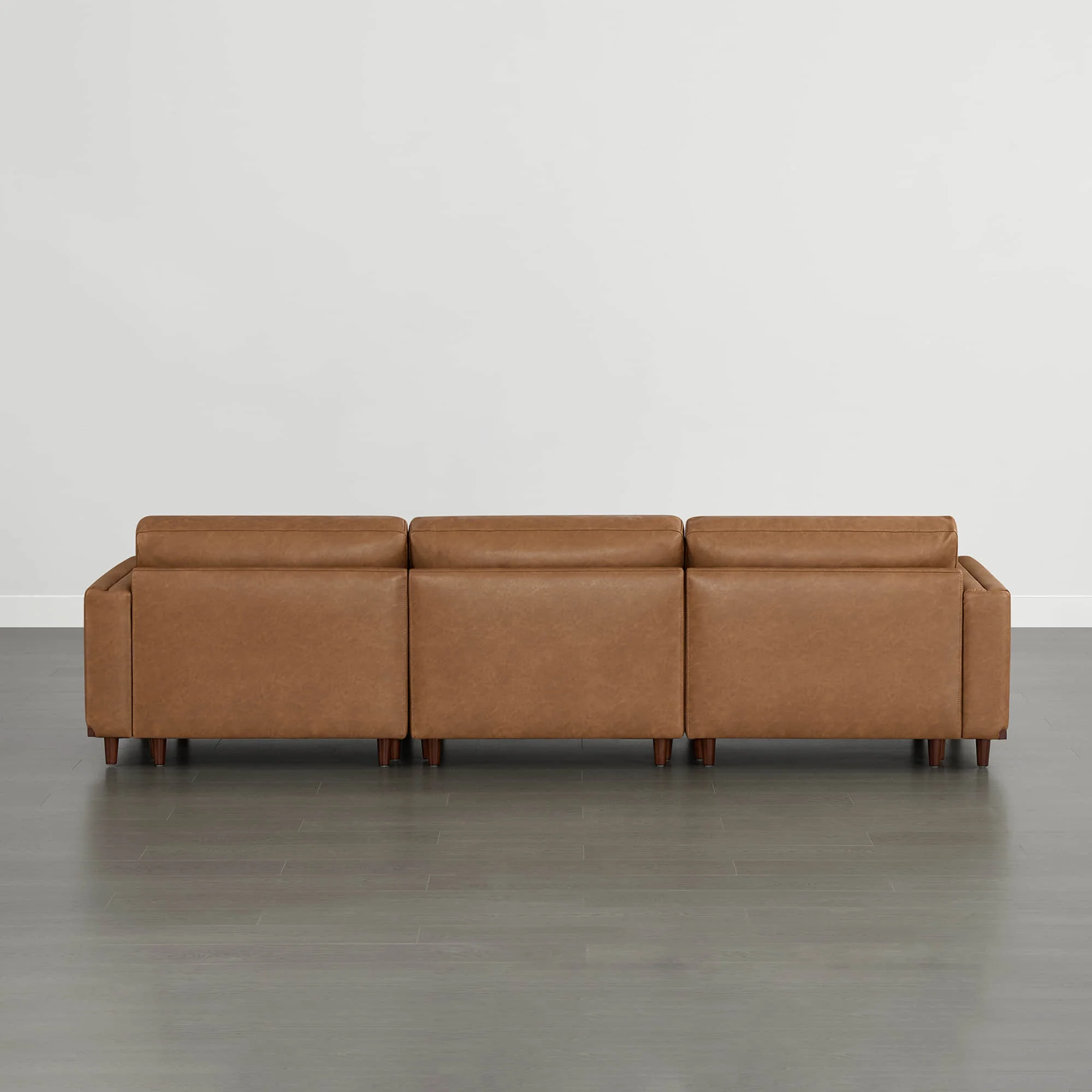 Liam 3-Piece Overstuffed Feather Wood Base Sectional Sofa - Image 60