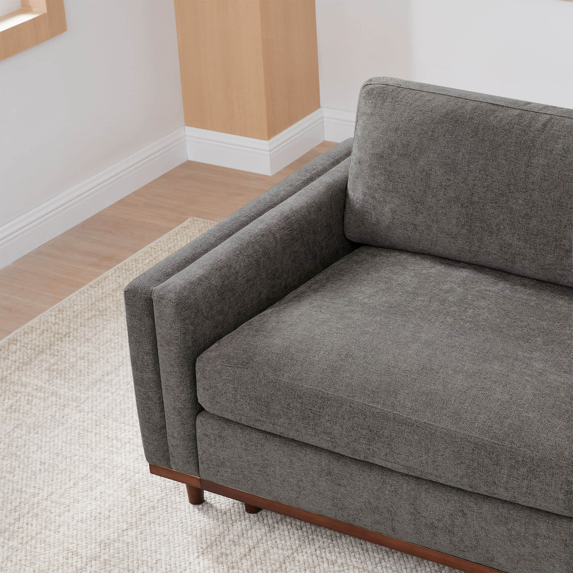 Liam 4-Piece Overstuffed Feather Wood Base Sectional Sofa - Image 44