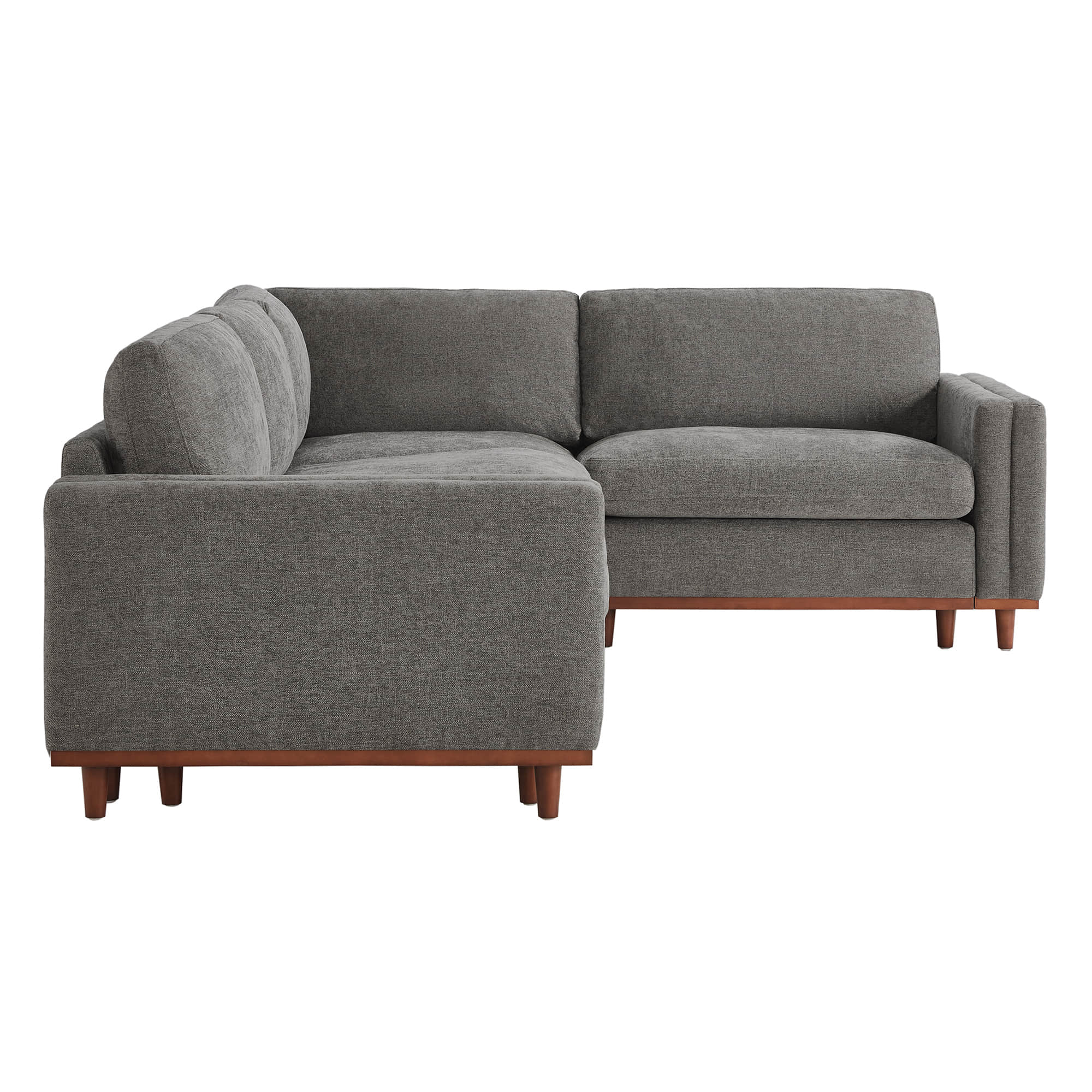Liam 4-Piece Overstuffed Feather Wood Base Sectional Sofa - Image 66