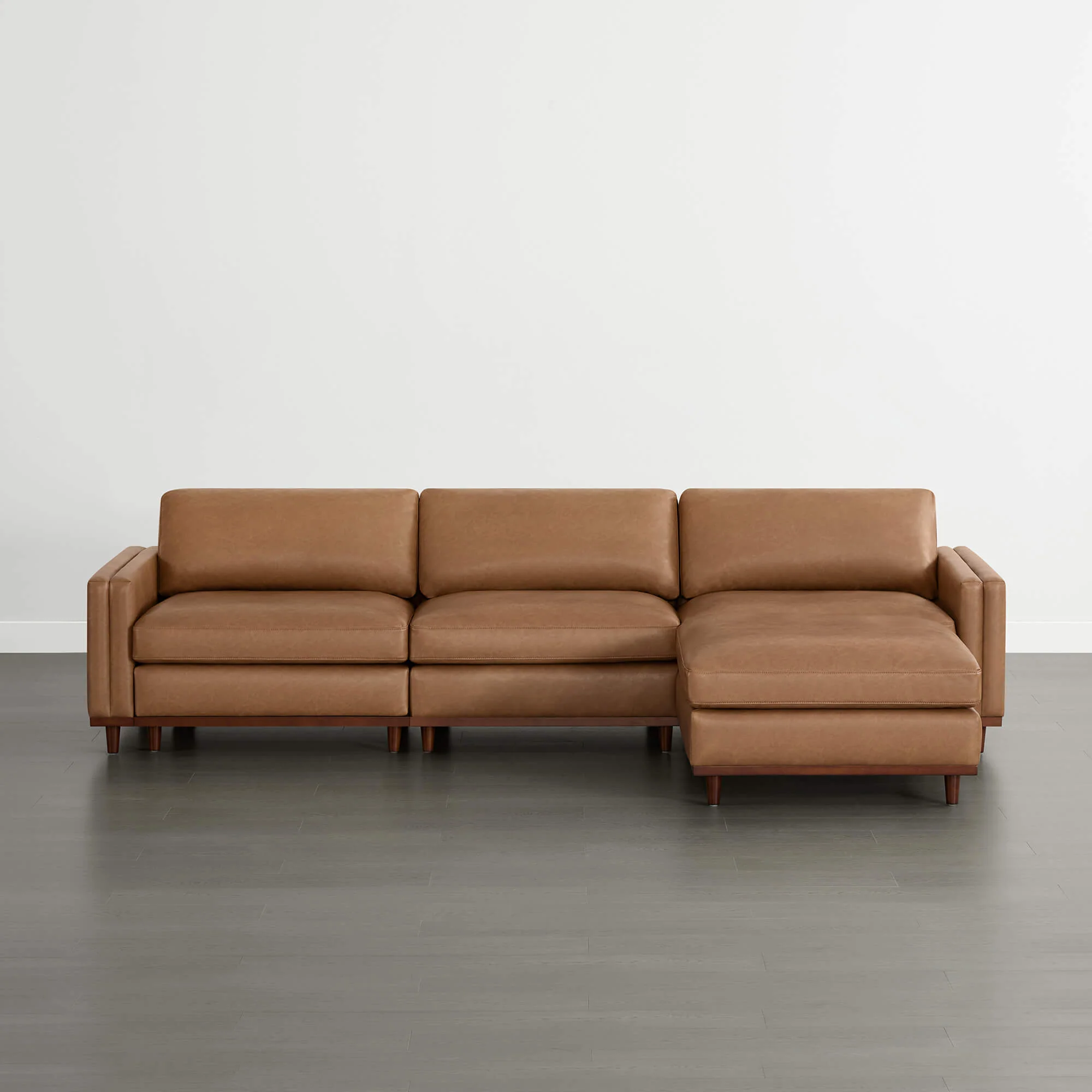 Liam 4-Piece Overstuffed Feather Wood Base Sectional Sofa - Image 74