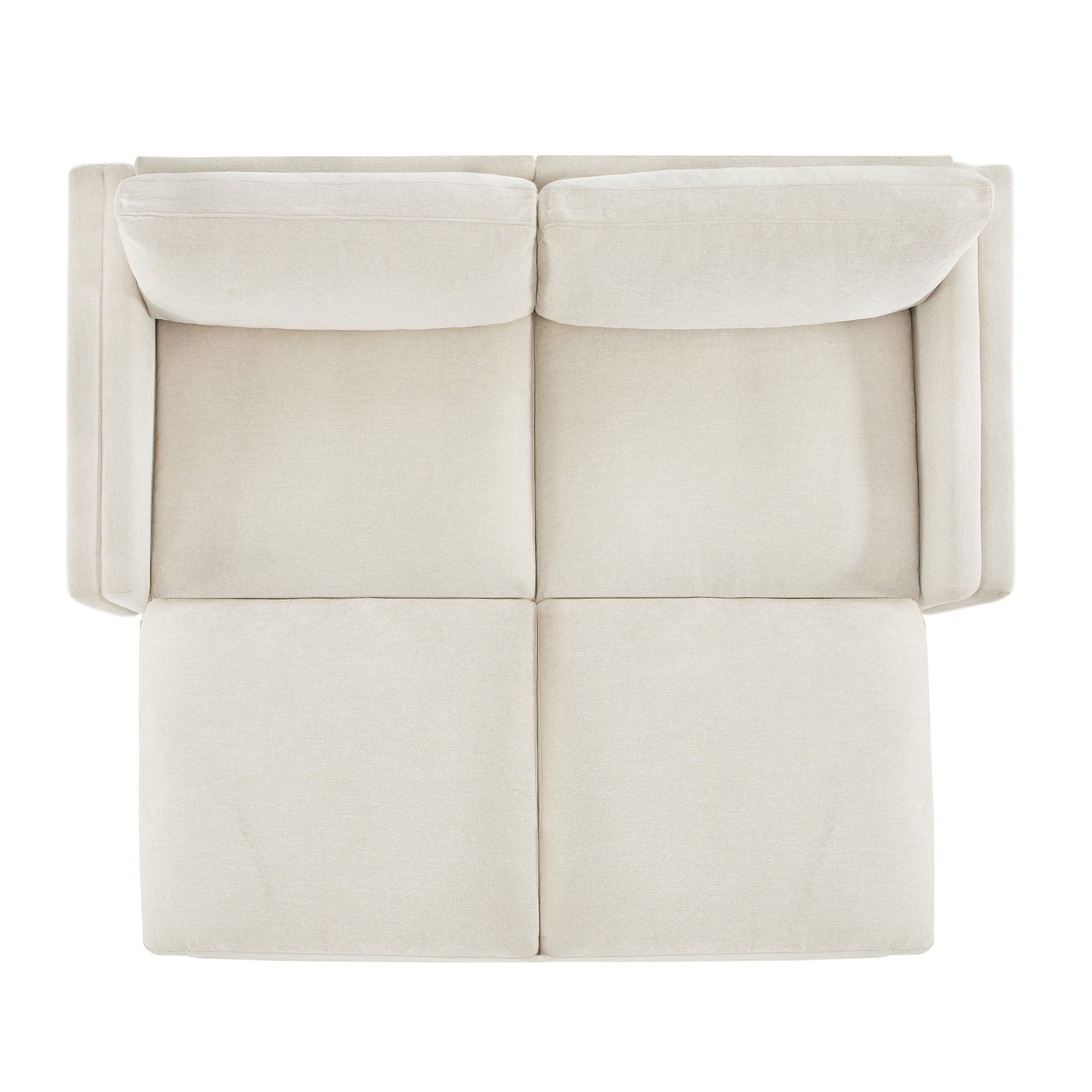 Liam 4-Piece Overstuffed Feather Wood Base Sectional Sofa - Image 85