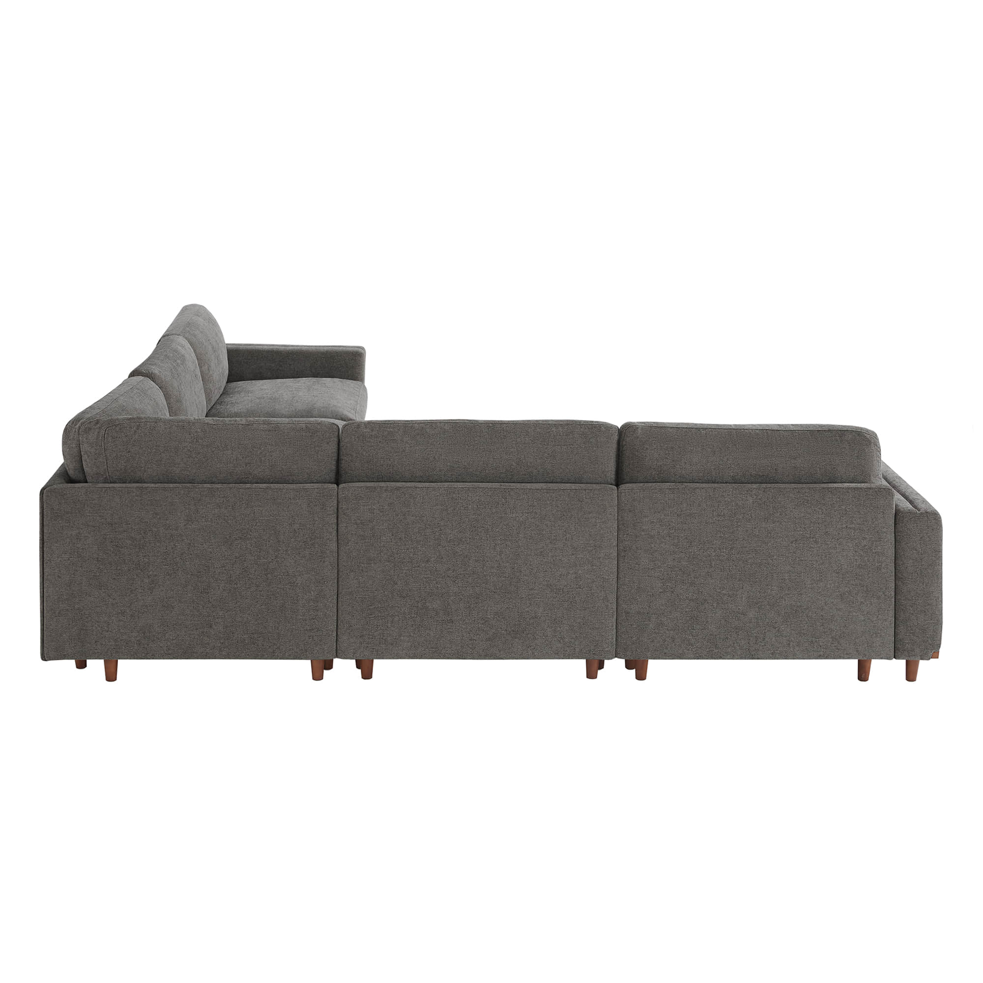 Liam 5-Piece Overstuffed Feather Wood Base Sectional Sofa - Image 53