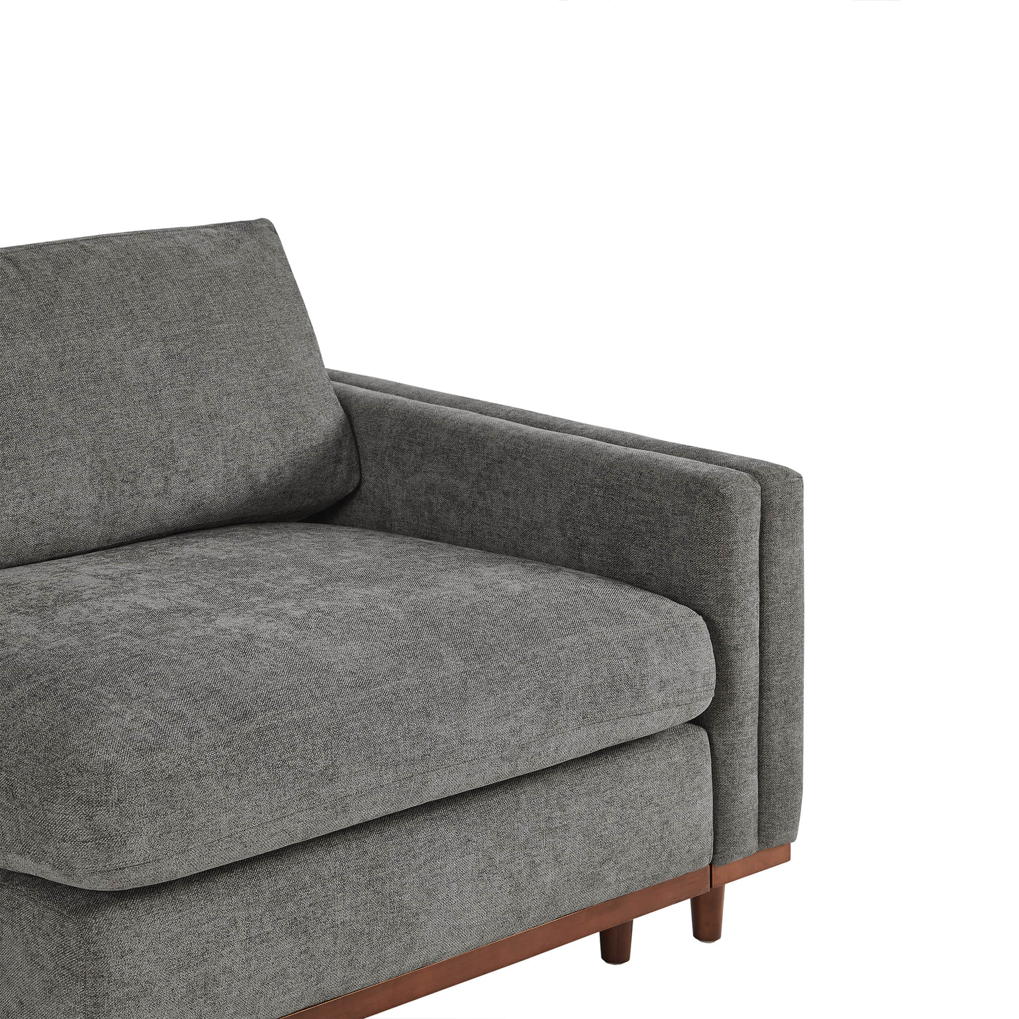 Liam 4-Piece Overstuffed Feather Wood Base Sectional Sofa - Image 53