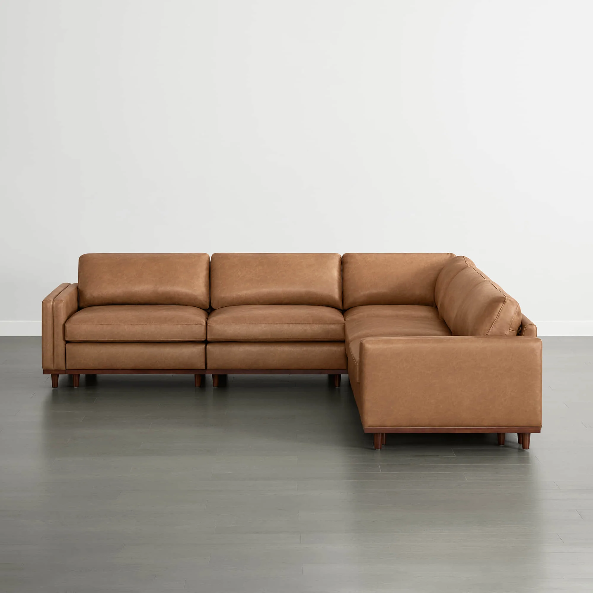 Liam 5-Piece Overstuffed Feather Wood Base Sectional Sofa - Image 76