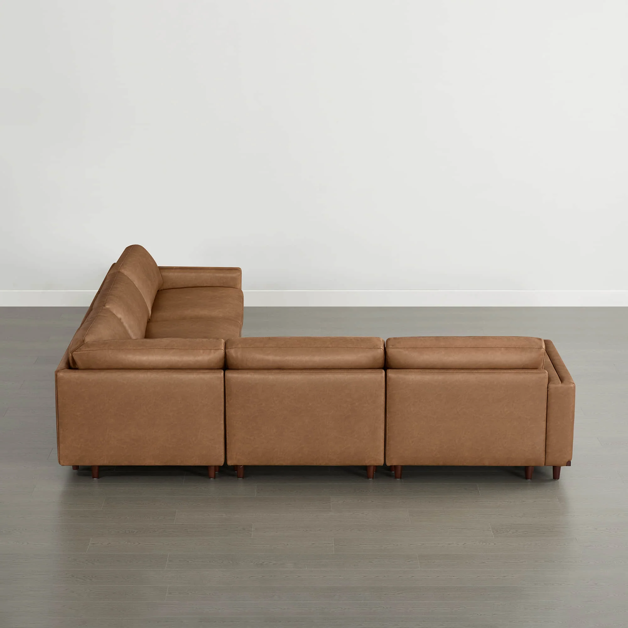 Liam 5-Piece Overstuffed Feather Wood Base Sectional Sofa - Image 78