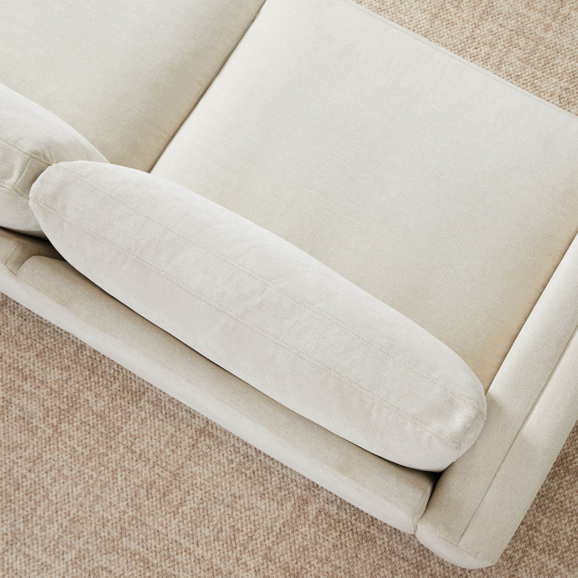 Liam 6-Piece Overstuffed Feather Wood Base Sectional Sofa - Image 11