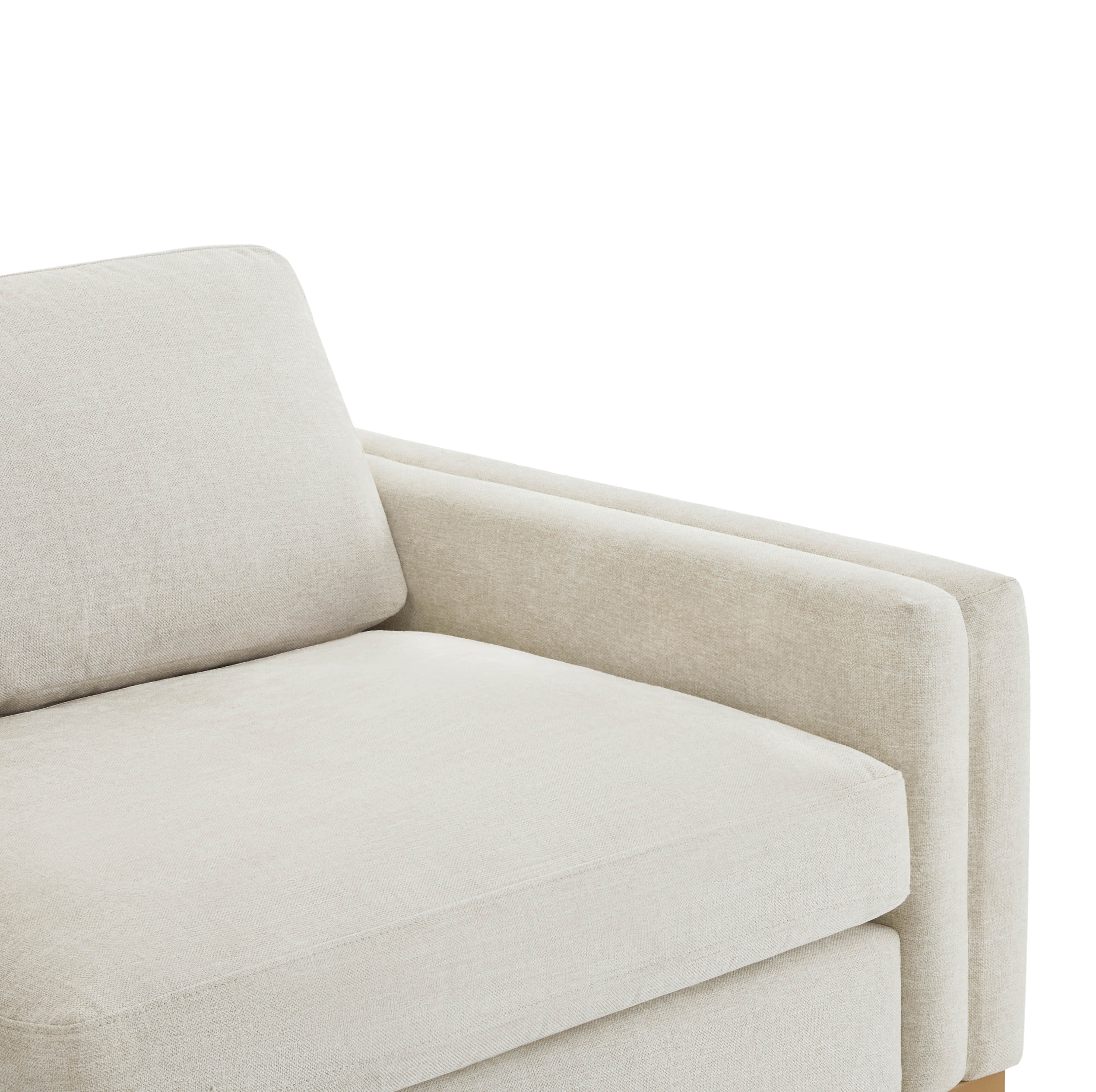 Liam 6-Piece Overstuffed Feather Wood Base Sectional Sofa - Image 20