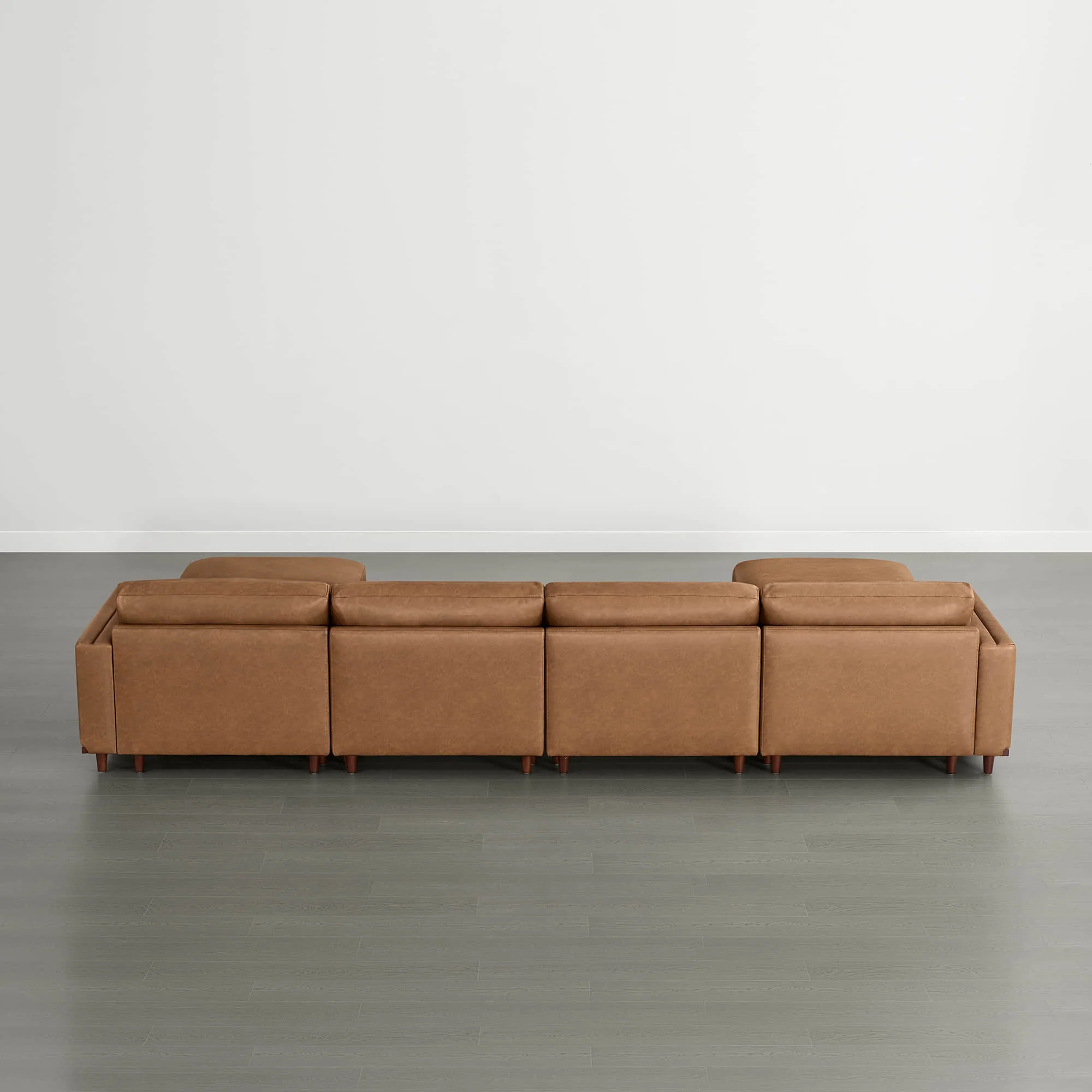 Liam 6-Piece Overstuffed Feather Wood Base Sectional Sofa - Image 60