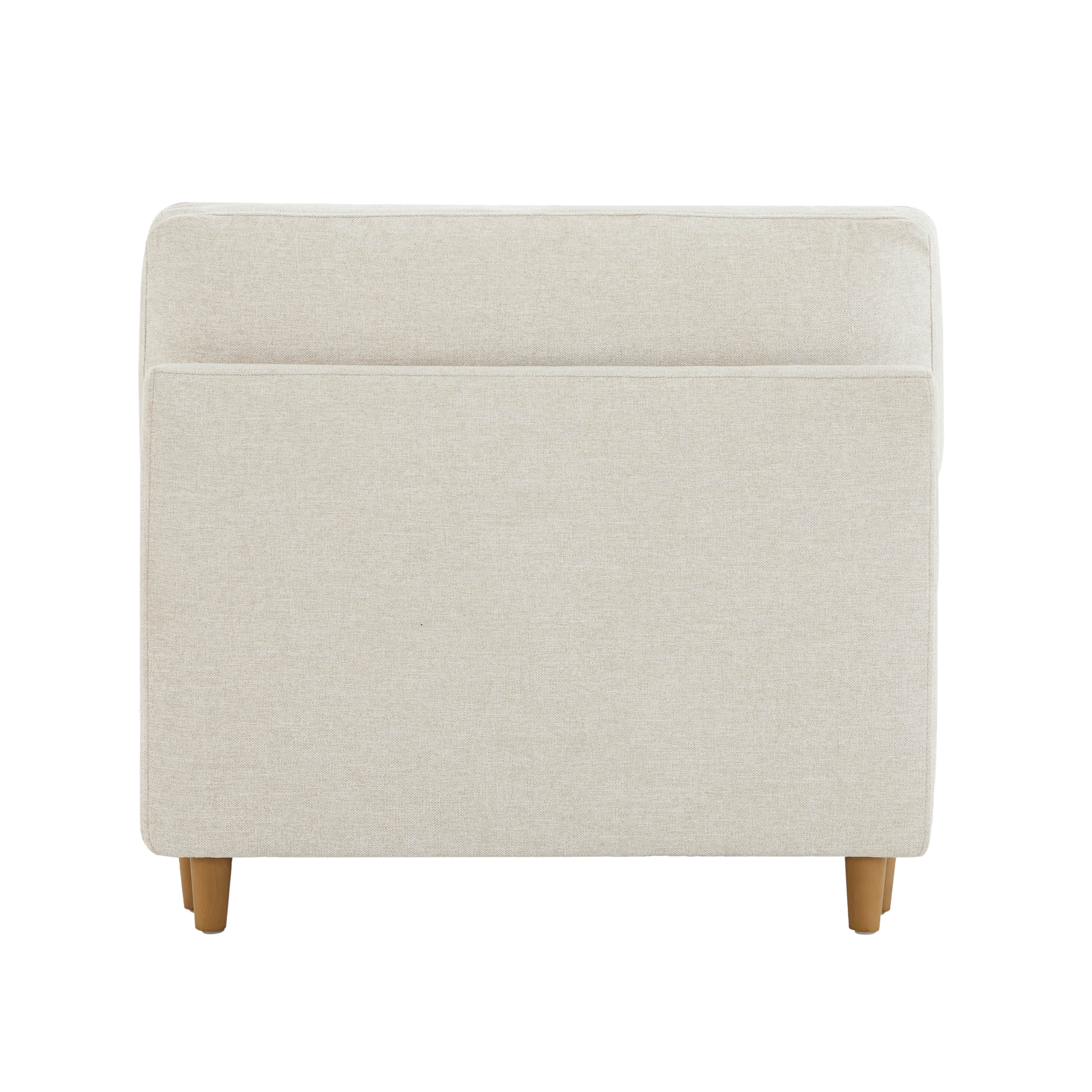 Liam Overstuffed Feather Modular Armless Seat - Image 7