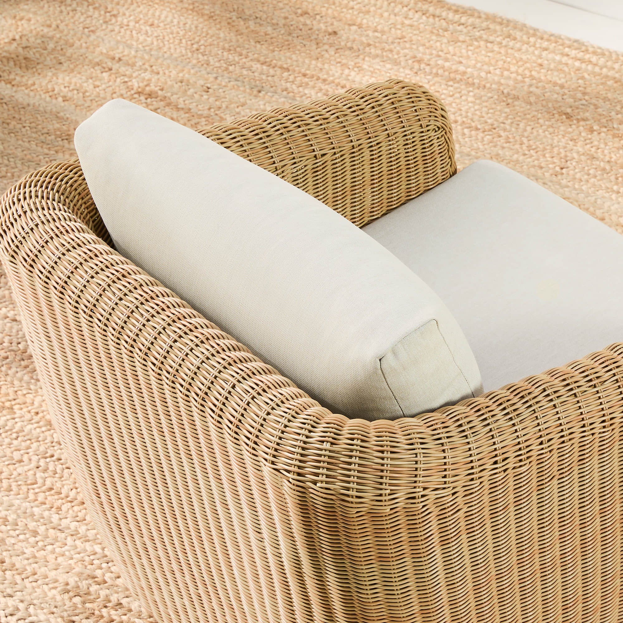 Liana Wicker Outdoor  5 Seats Sofa Set - Image 12