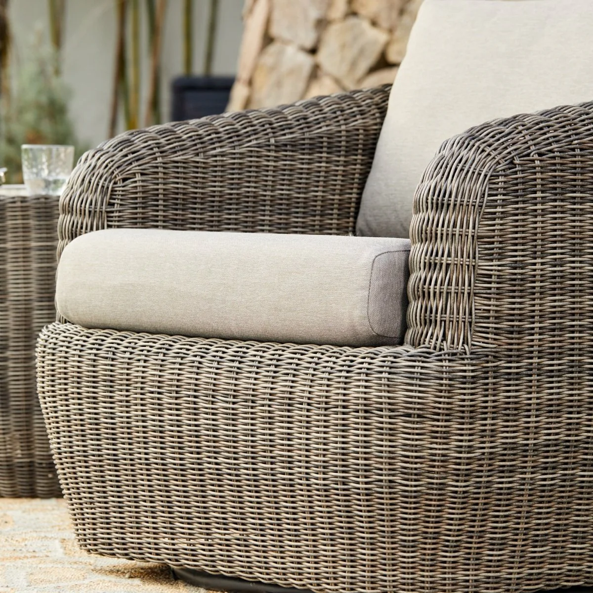 Liana Wicker Outdoor Bistro Set - Image 6