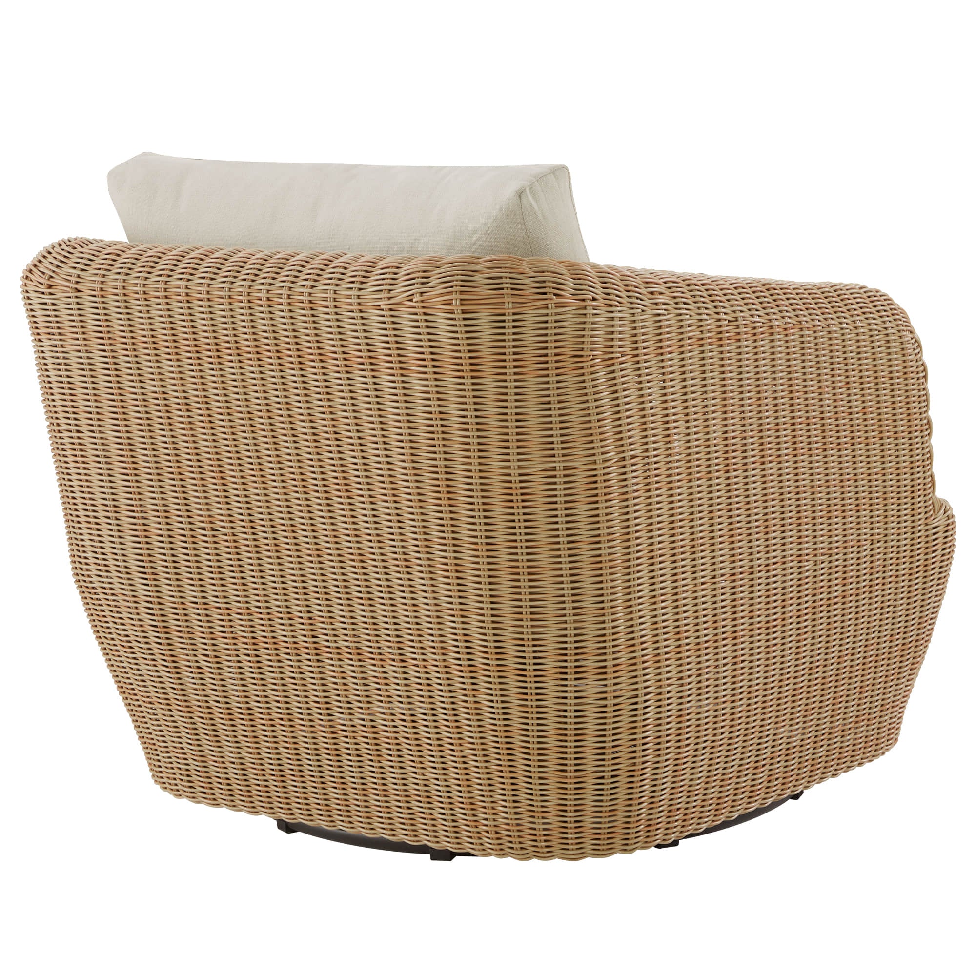 Liana Wicker Outdoor Swivel Accent Chair - Image 21
