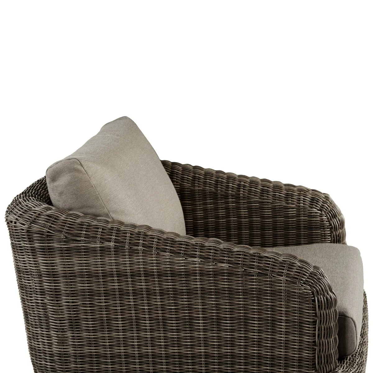Liana Wicker Outdoor Swivel Accent Chair - Image 8