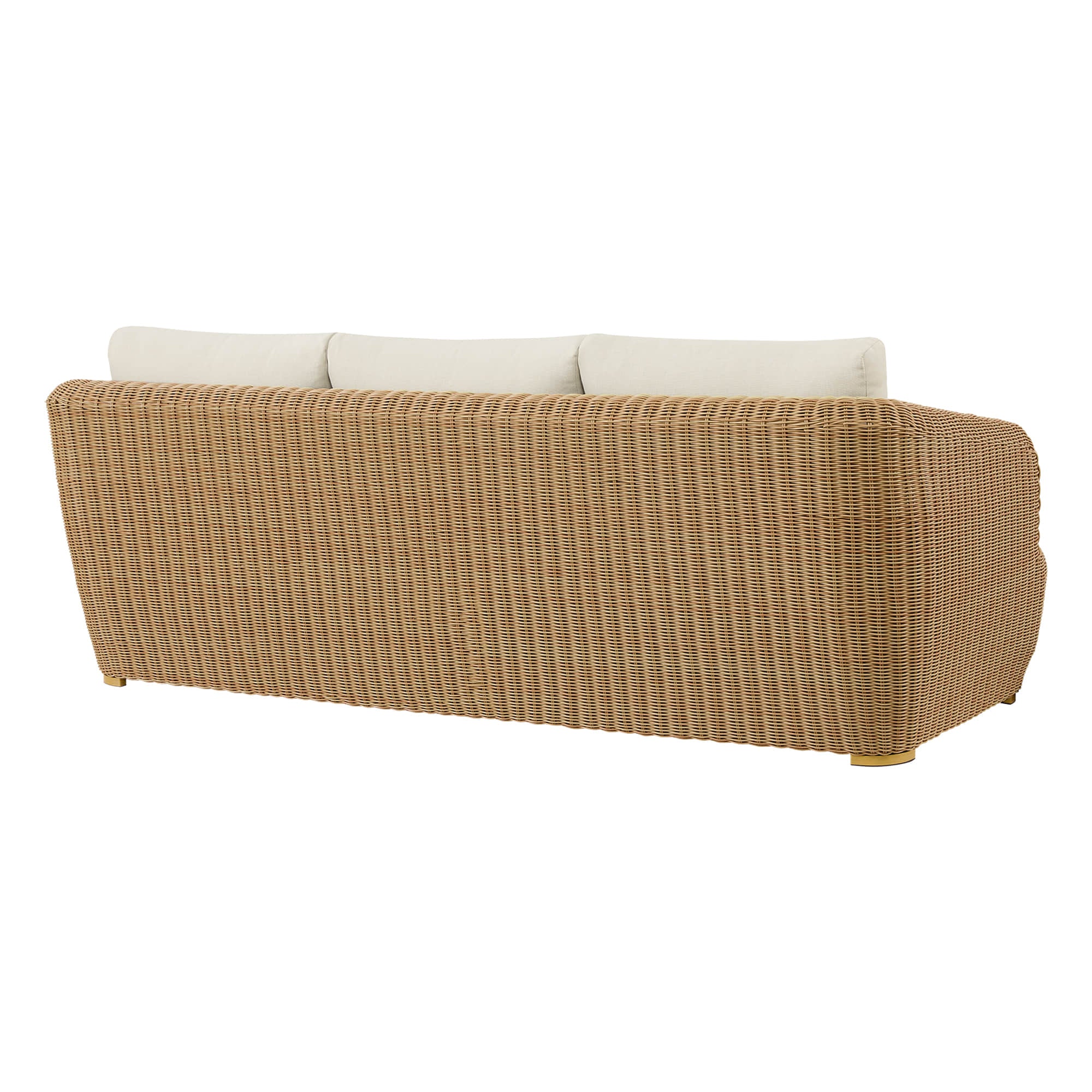 Liana Outdoor Wicker Fully-assembled 3-Seater Sofa - Image 17