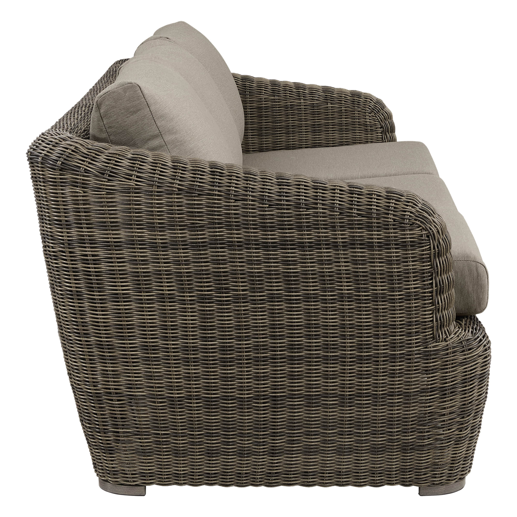 Liana Outdoor Wicker Fully-assembled 3-Seater Sofa - Image 7