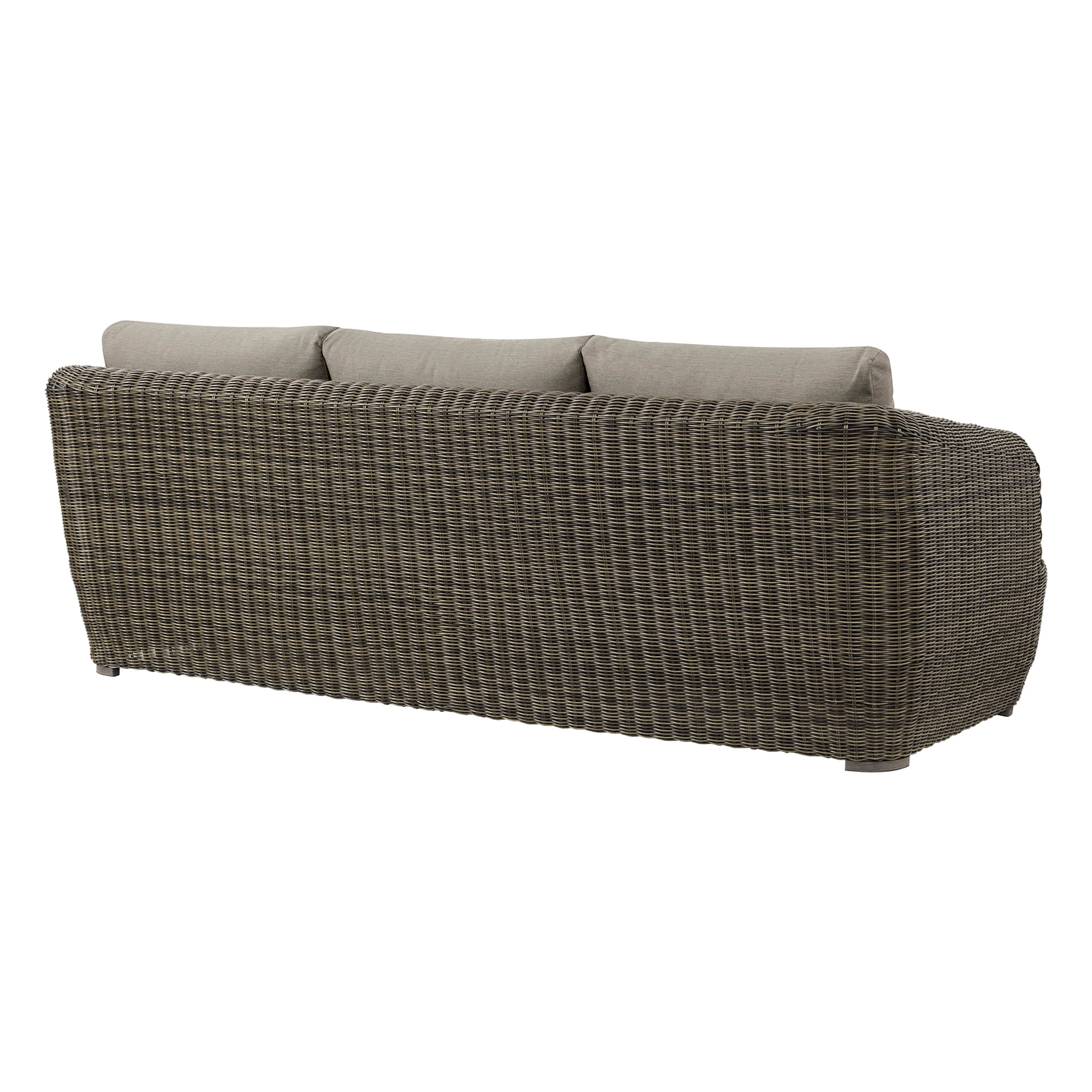 Liana Outdoor Wicker Fully-assembled 3-Seater Sofa - Image 8