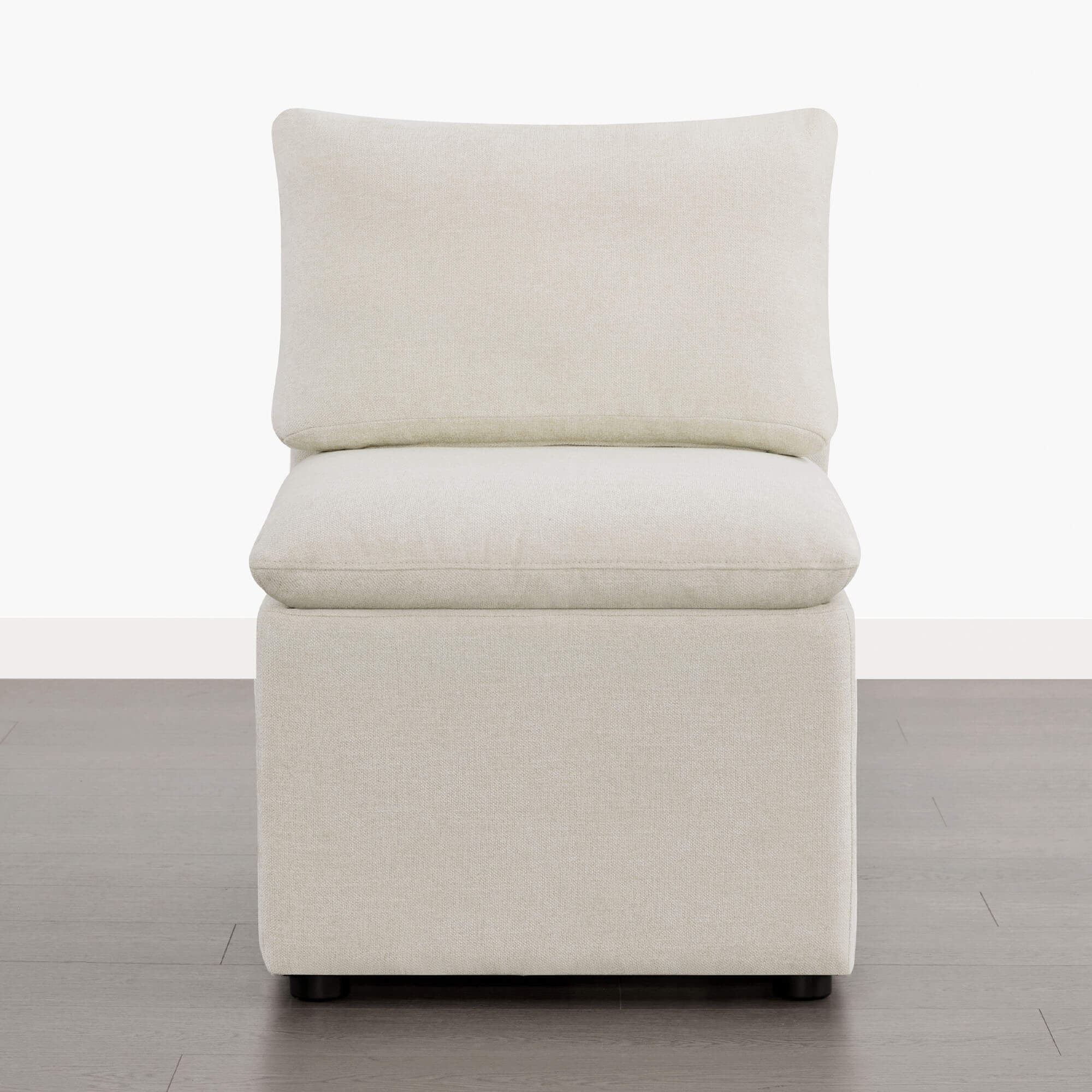 Lila Minimalist Armless Dining Chair with Storage - Image 8