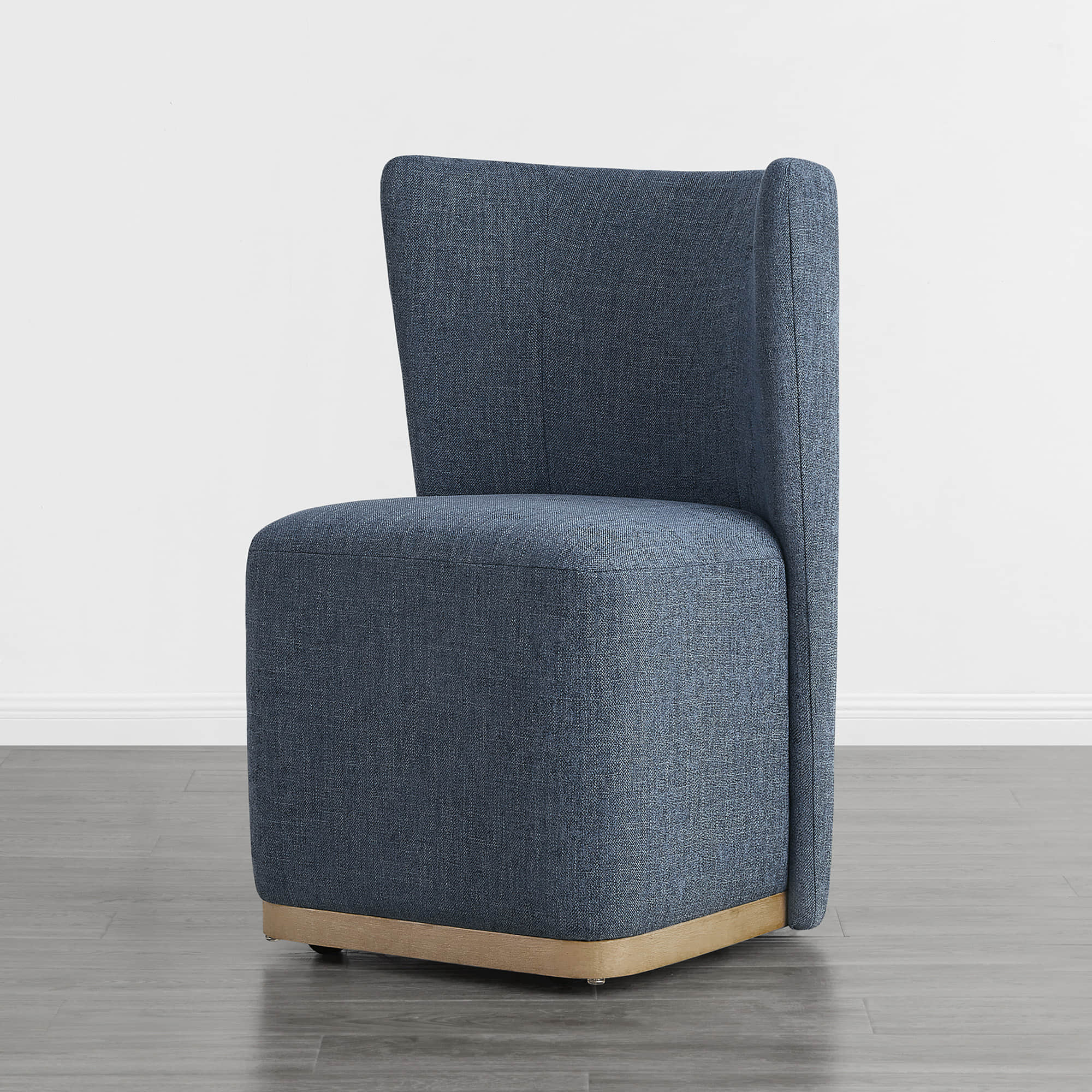 Lilibet Wingback Rolling Dining Chair With Casters - Image 45