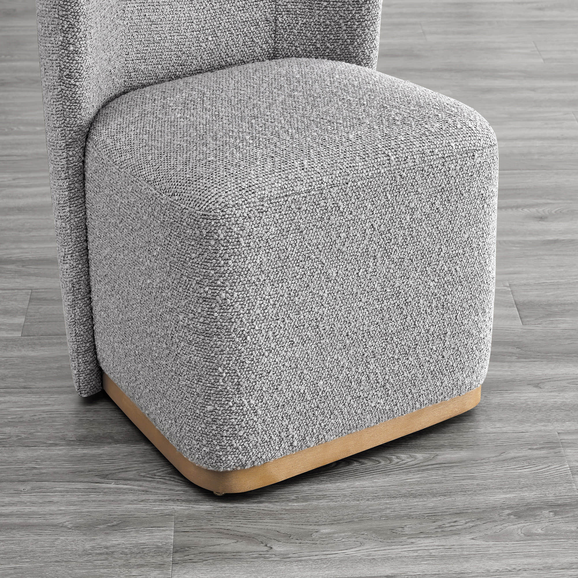 Lilibet Wingback Rolling Dining Chair With Casters - Image 53