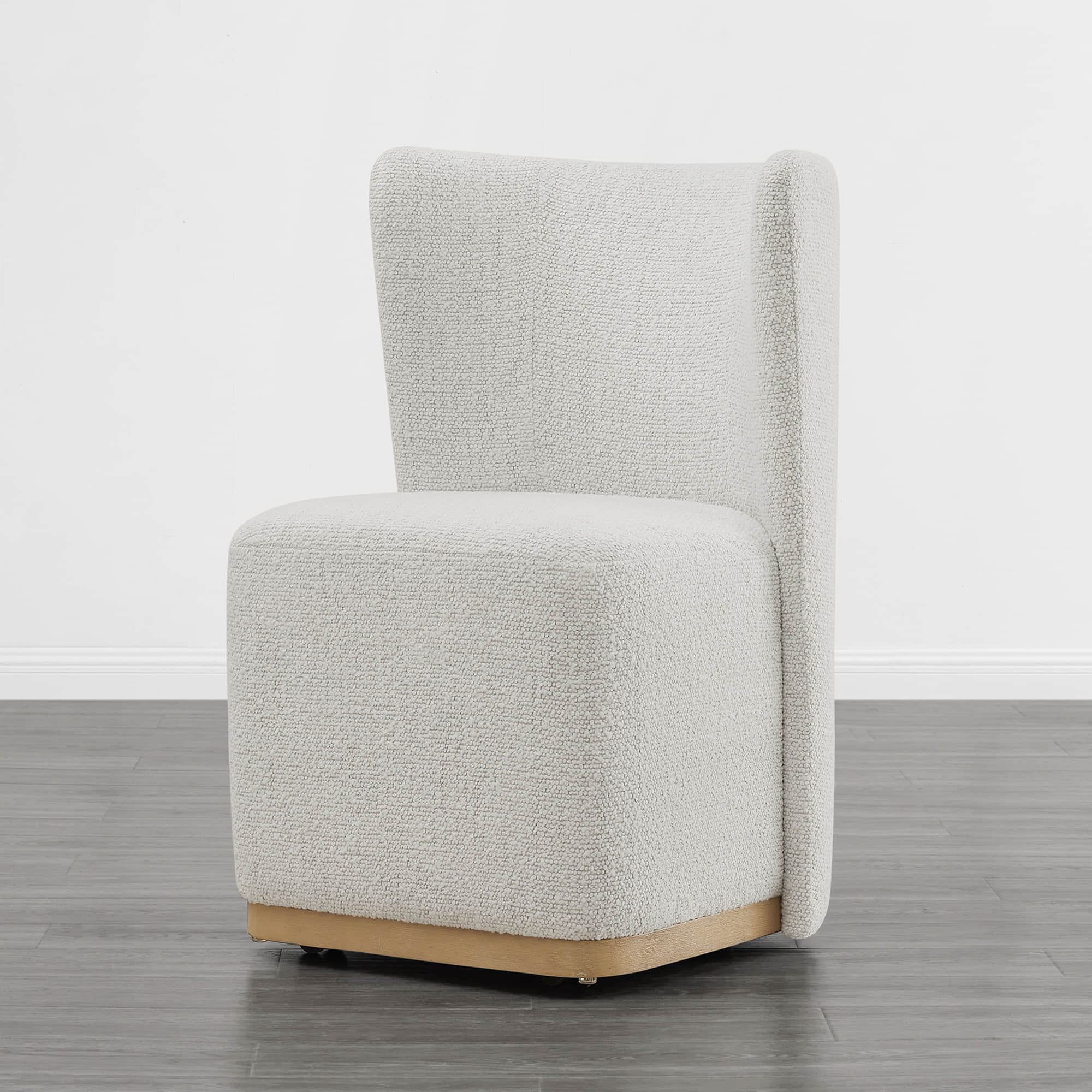 Lilibet Wingback Rolling Dining Chair With Casters - Image 62