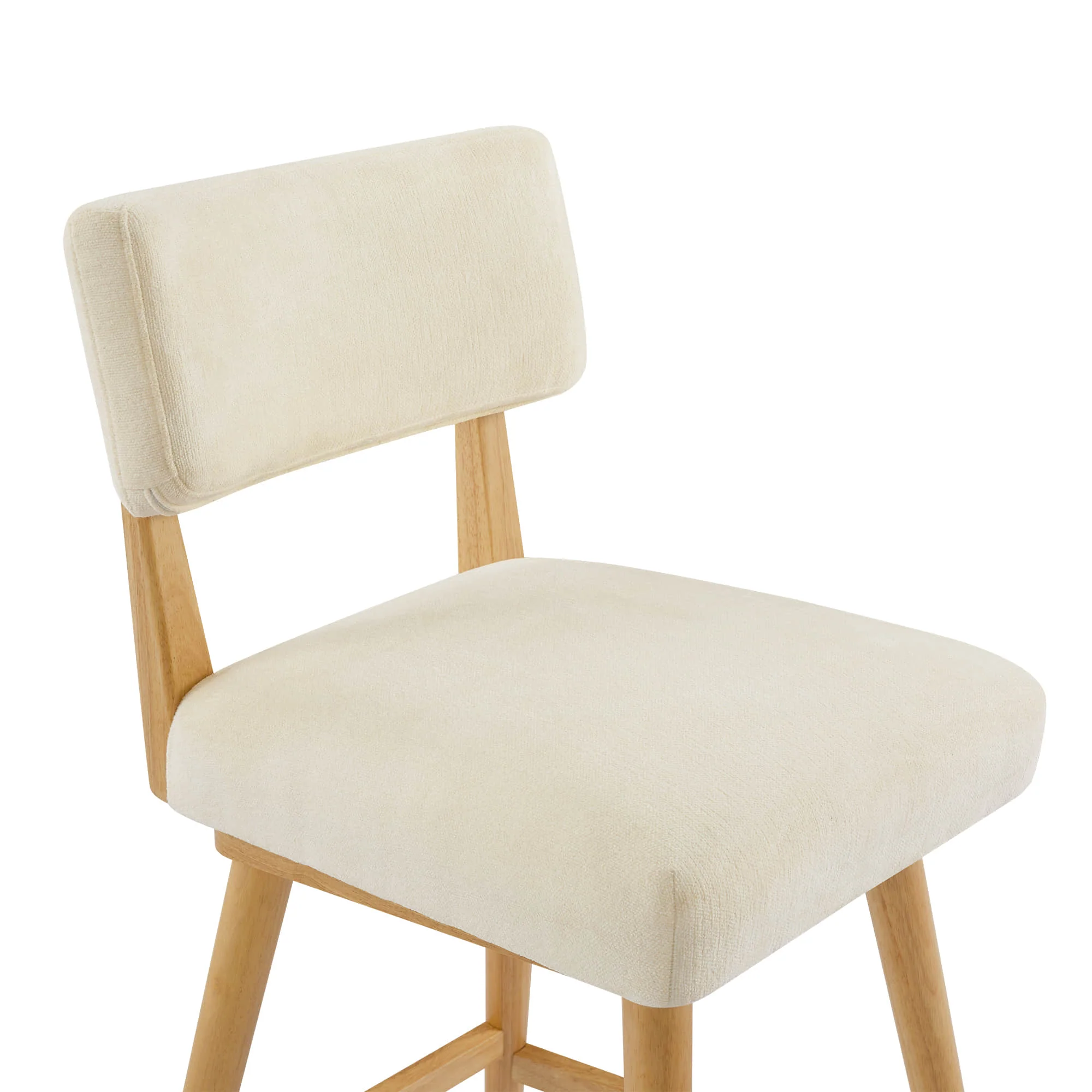 Lovy Modern Wood Base Swivel Bar Stool (Set of 2） - Image 10