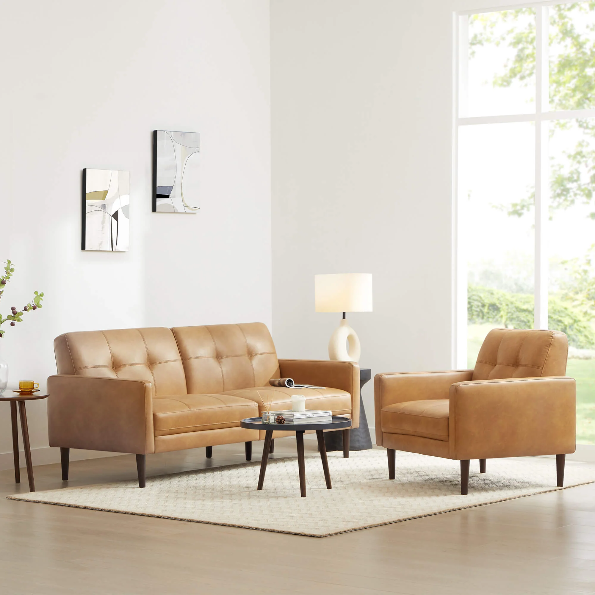 Lucas Mid-Century Accent Chair - Image 8