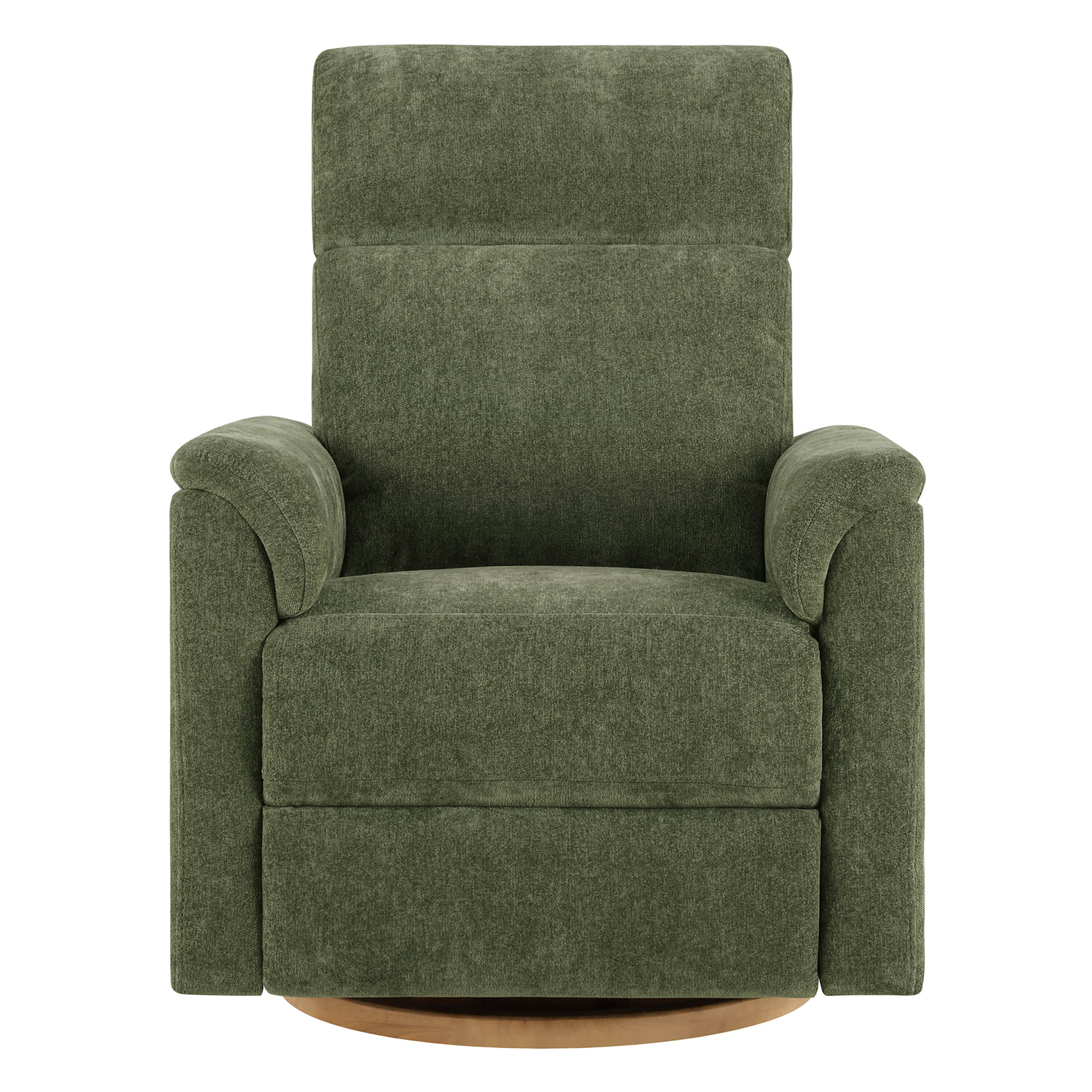 Lulla Power Swivel Nursery Glider Recliner with Power Headrest and Nightlight - Image 54
