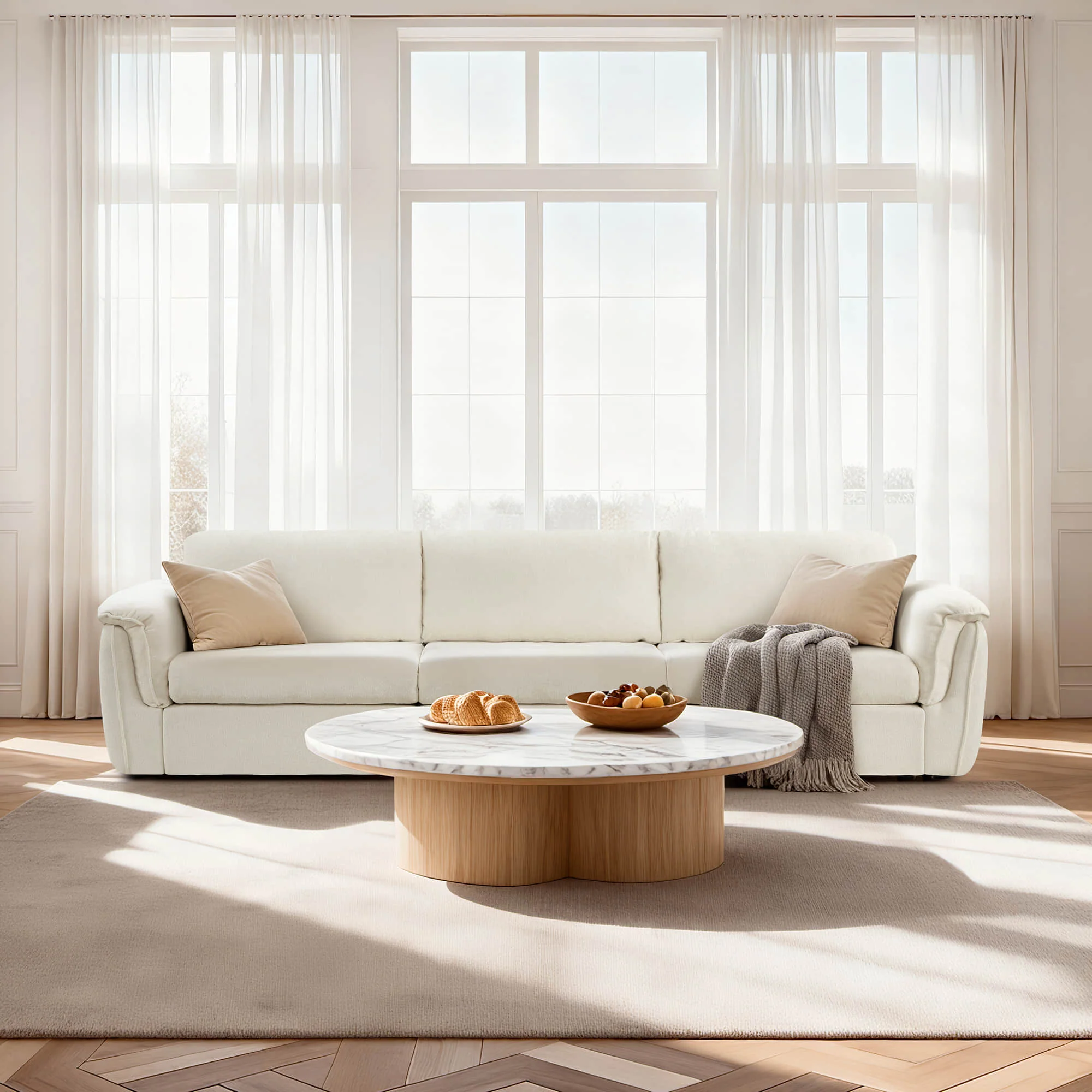 Maisie 3-seat Modular Double-layer Armrest Sofa - Image 12