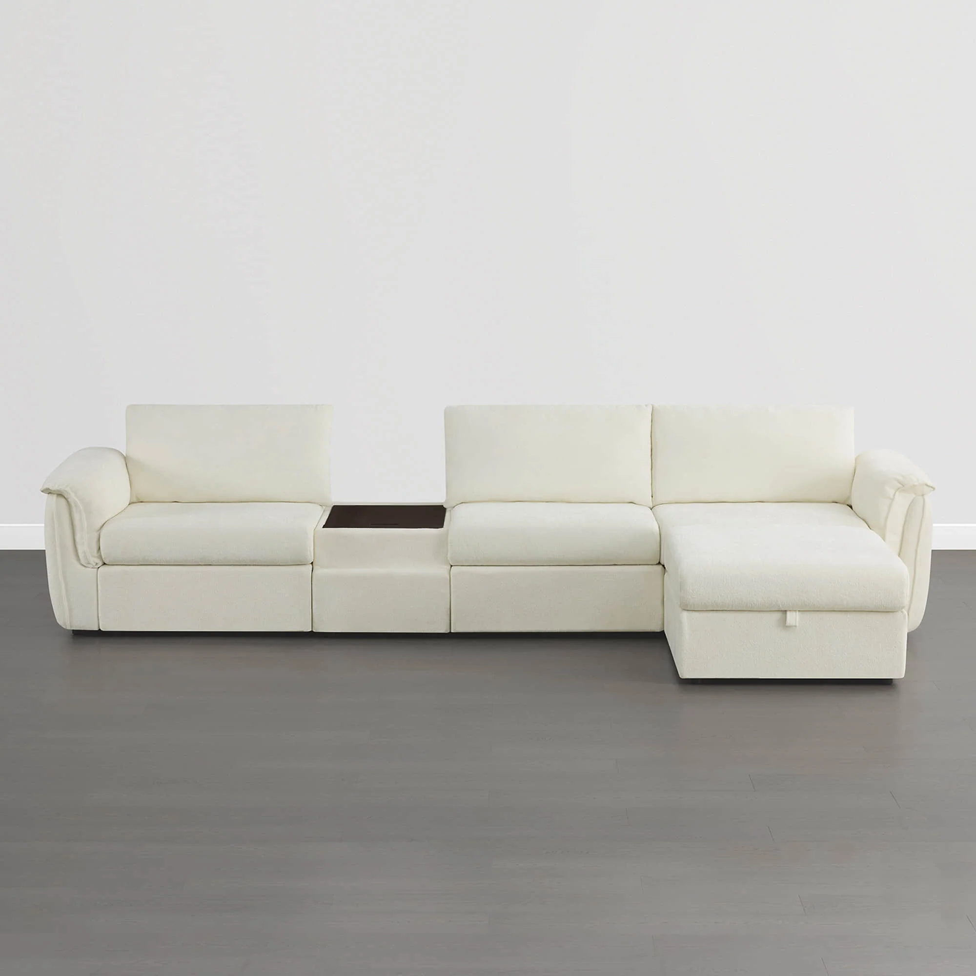 Maisie 5-seat Modular Sofa with Storage Ottoman - Image 13