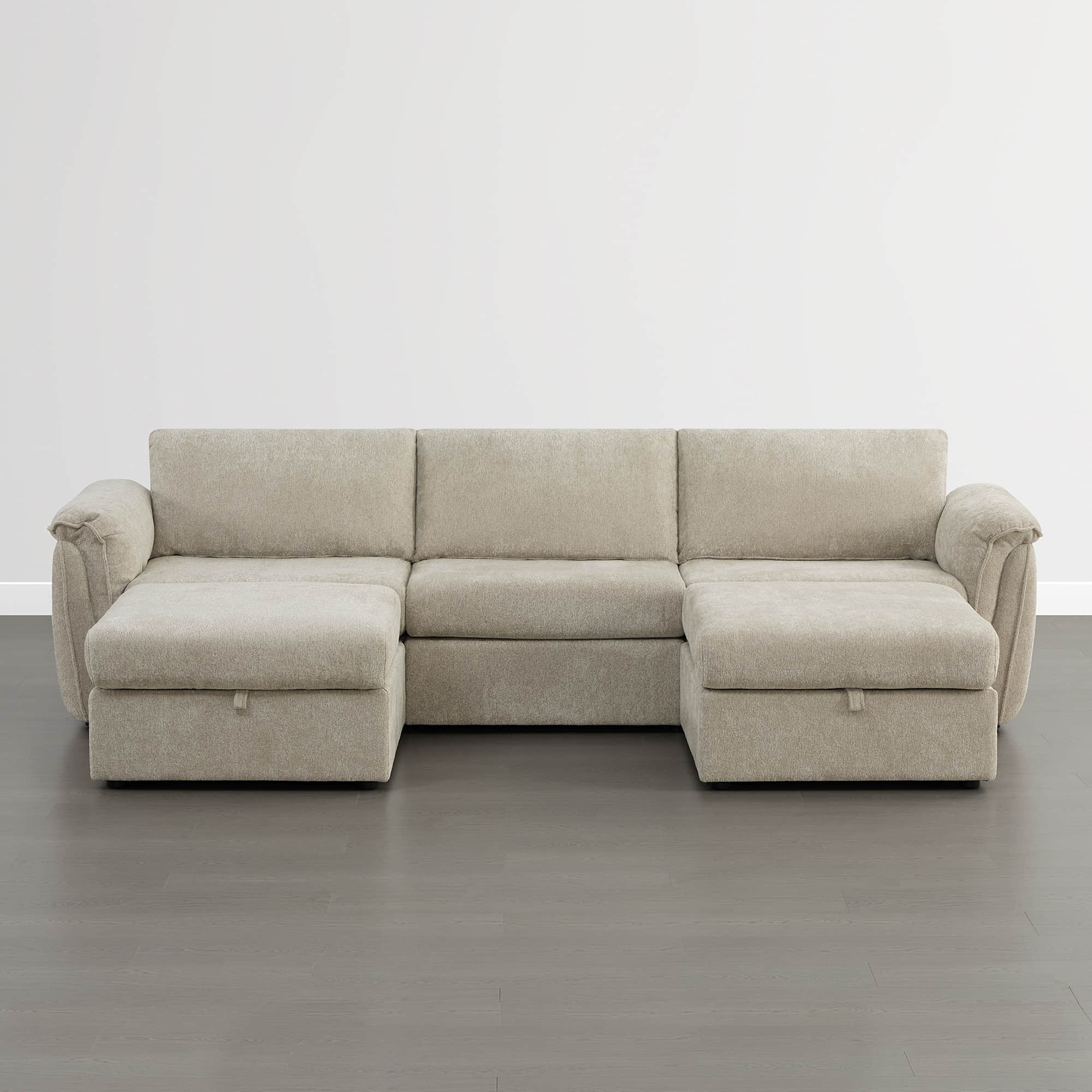 Maisie 6-seat Modular Sofa with Storage Ottoman - Image 6