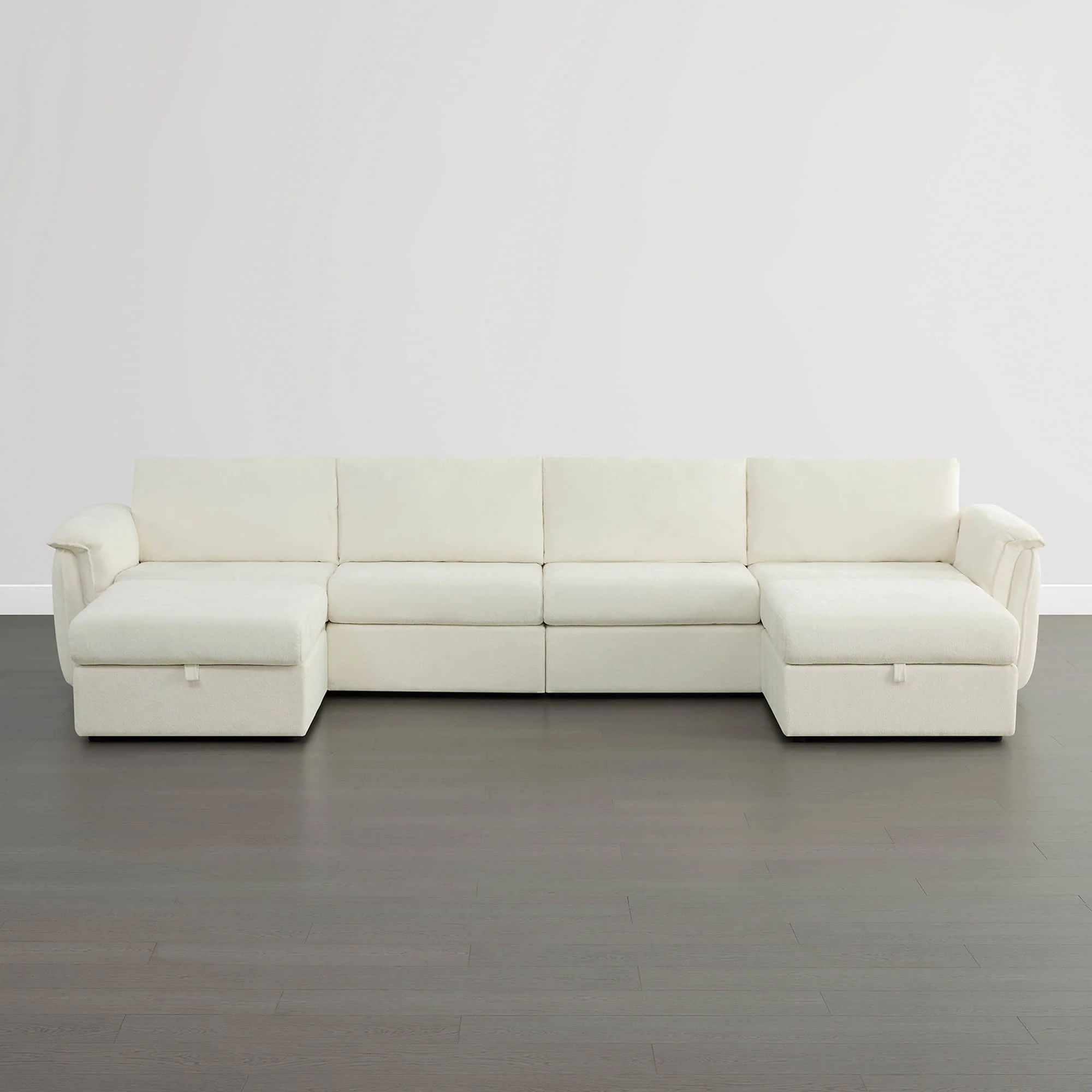 Maisie 6-seat Modular Sofa with Storage Ottoman - Image 8