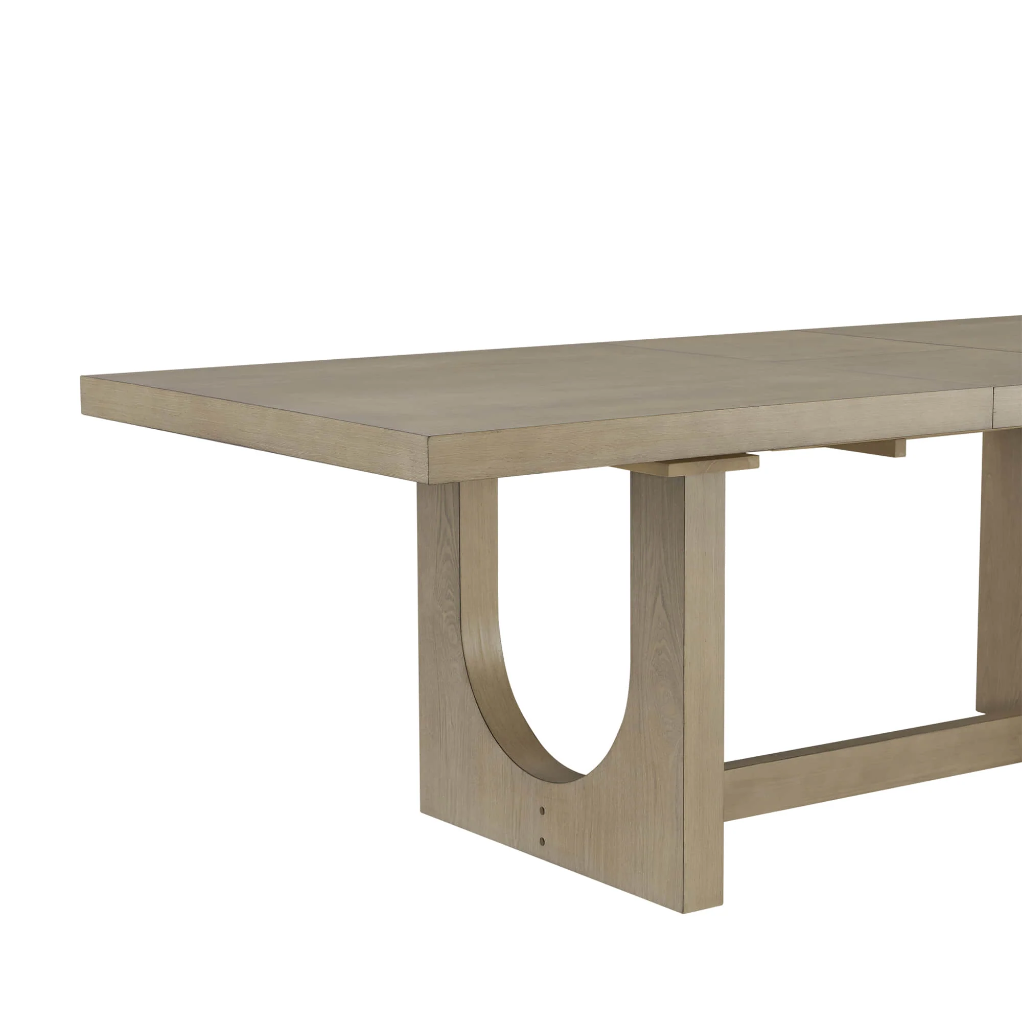 Margie U-Shaped Wood Extendable Dining Table, 78"-95.9" - Image 24