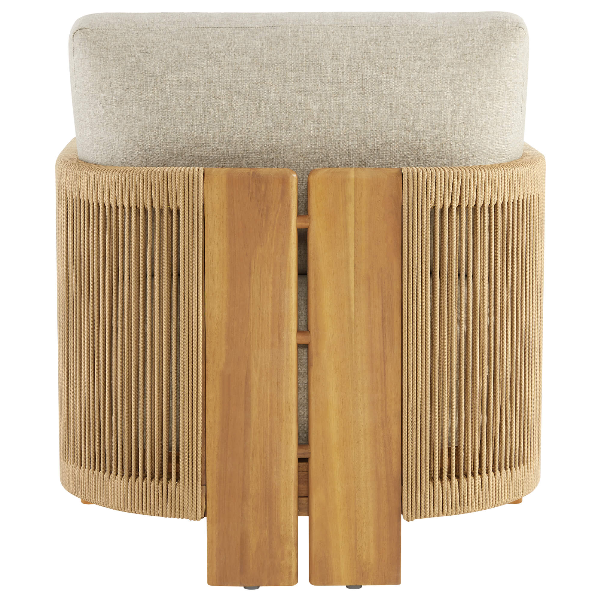 Marisol Outdoor Fully-assembled Rope Wood Accent Chair - Image 17