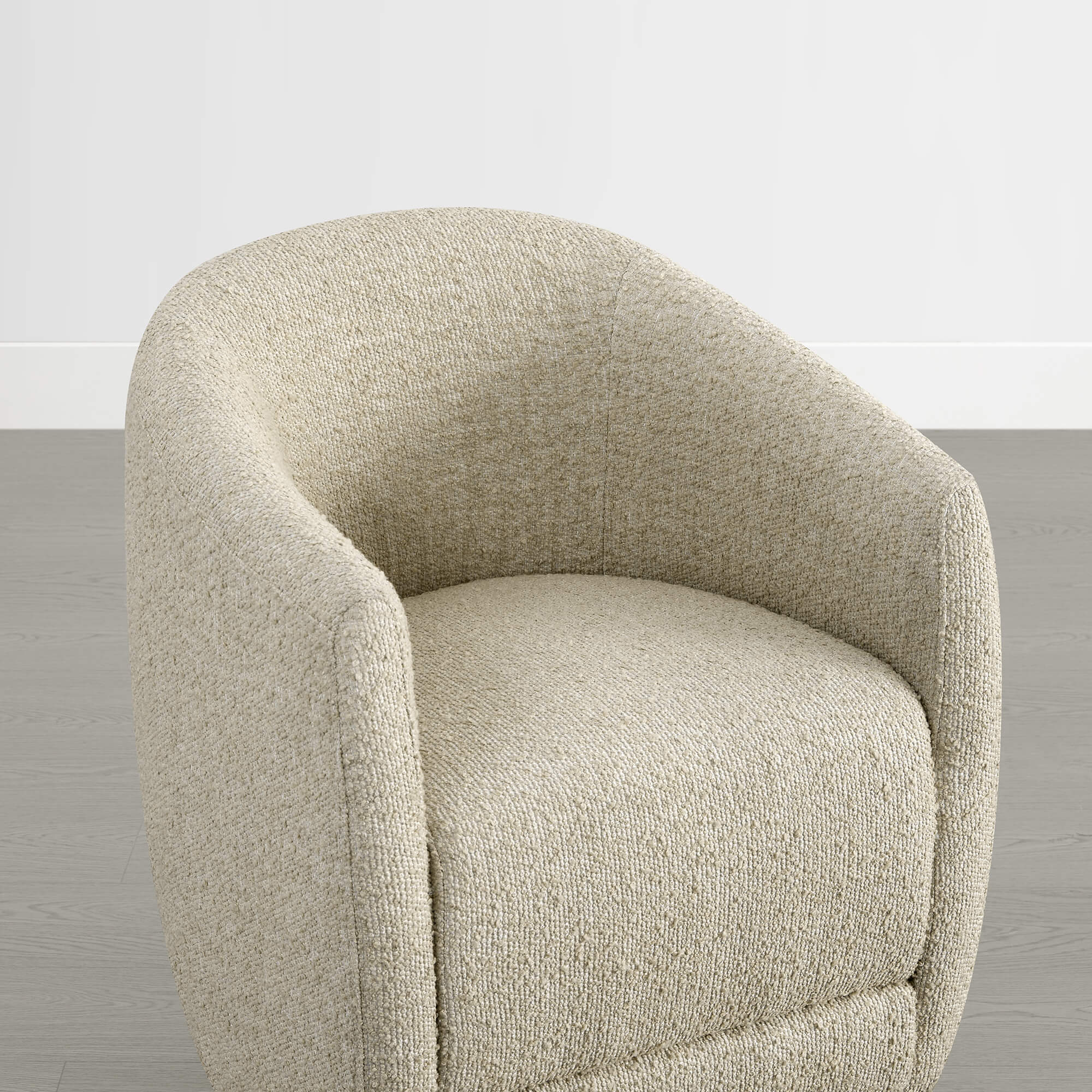 Mateo Curved Genuine Leather Rolling Dining Chair (Set of 2) - Image 12