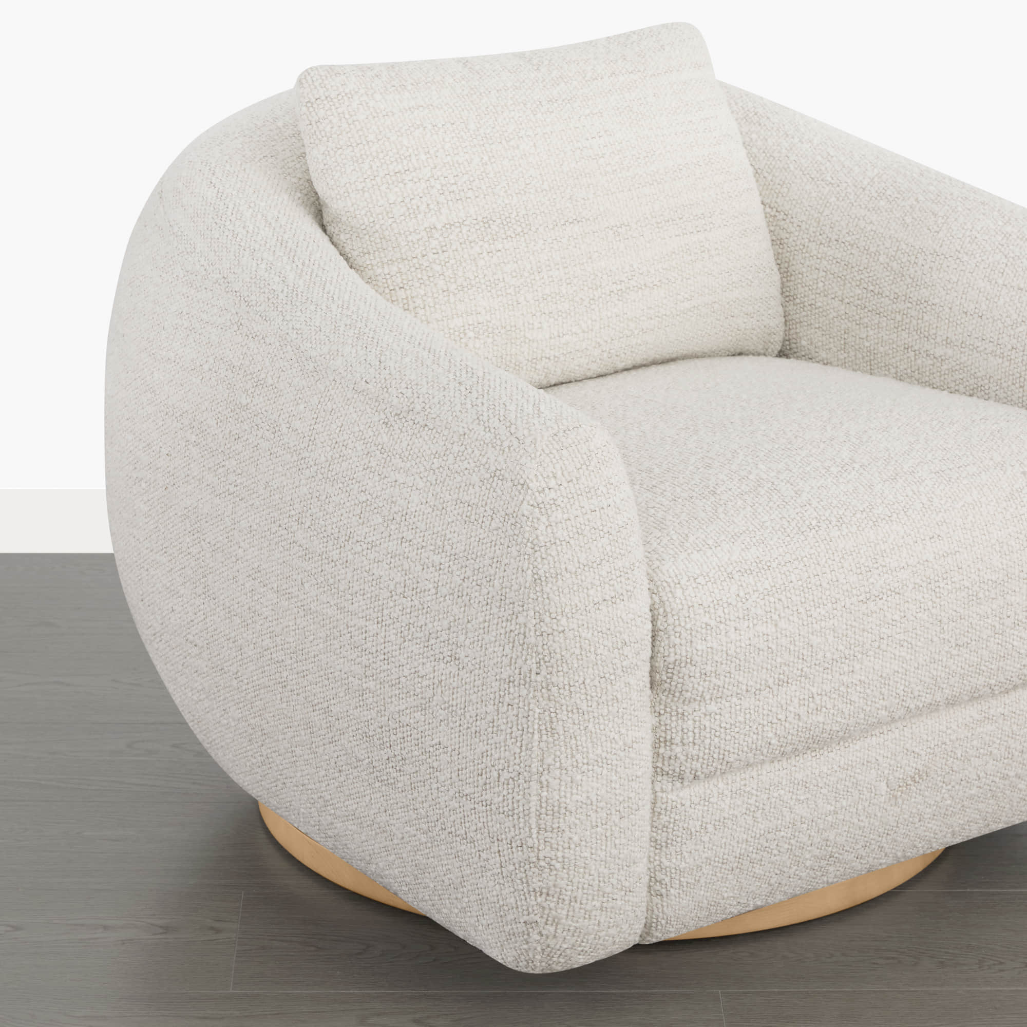 Mateo Modern Genuine Leather Swivel Accent Chair - Image 27