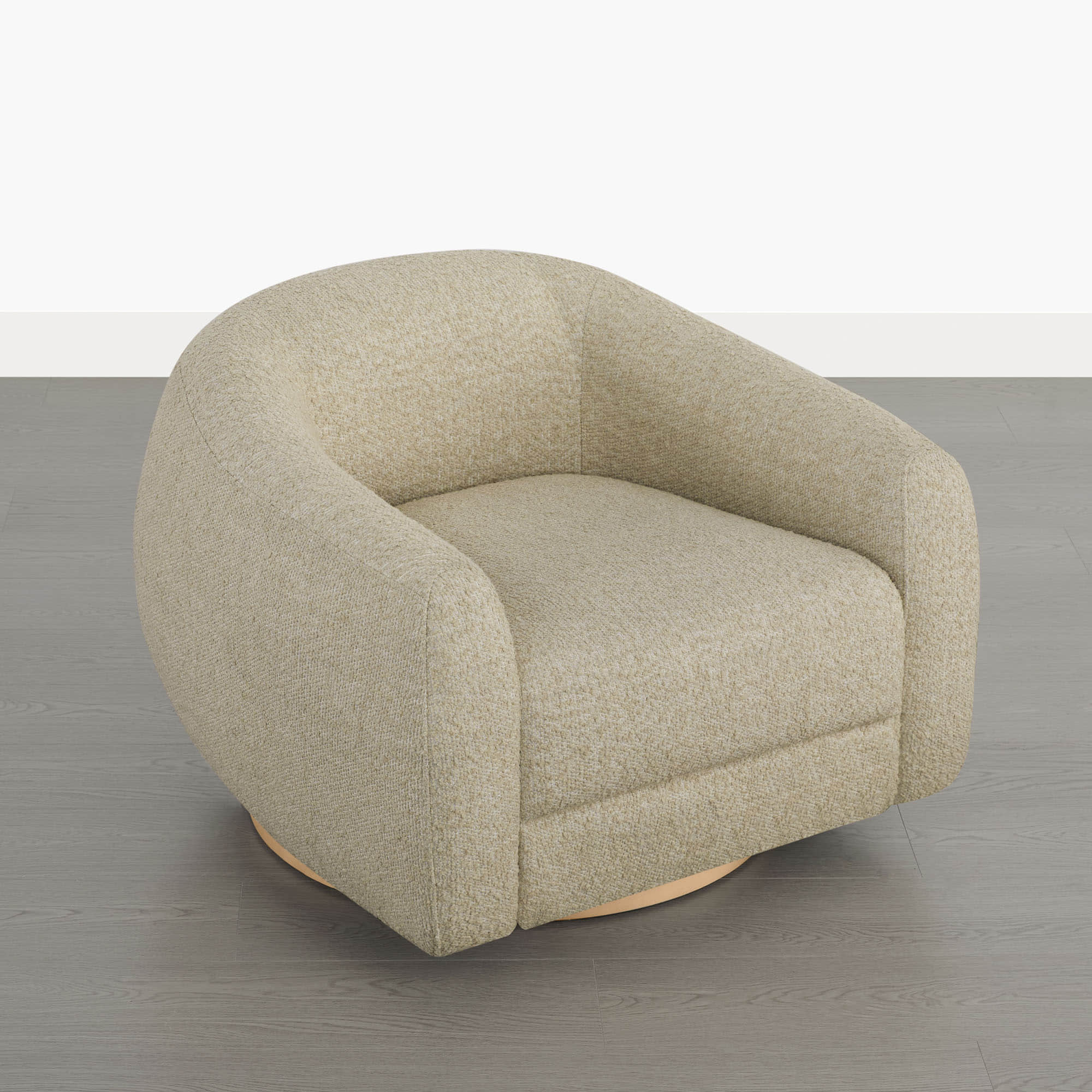 Mateo Modern Genuine Leather Swivel Accent Chair - Image 35