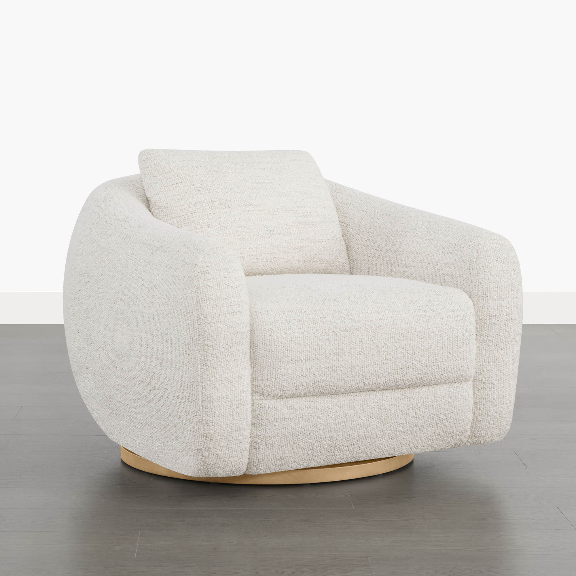 Mateo Modern Genuine Leather Swivel Accent Chair - Image 38
