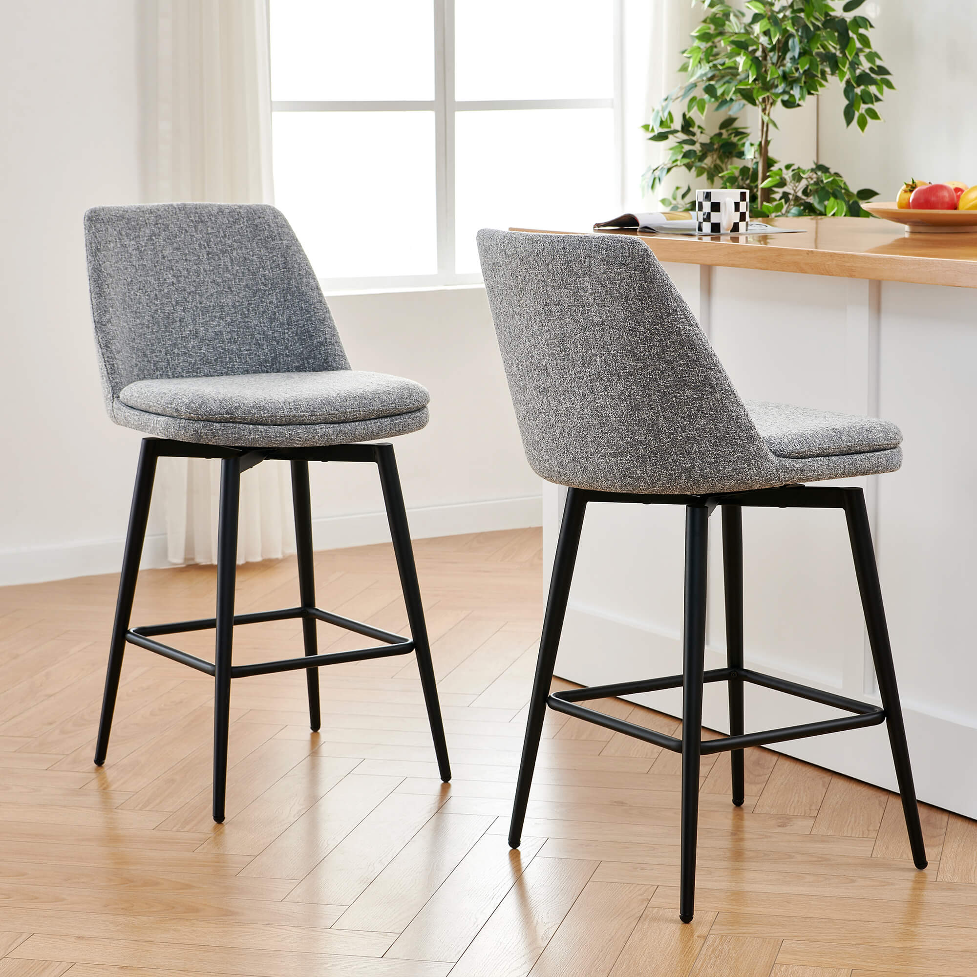Eli Swivel Bar & Counter Stool - Image 20