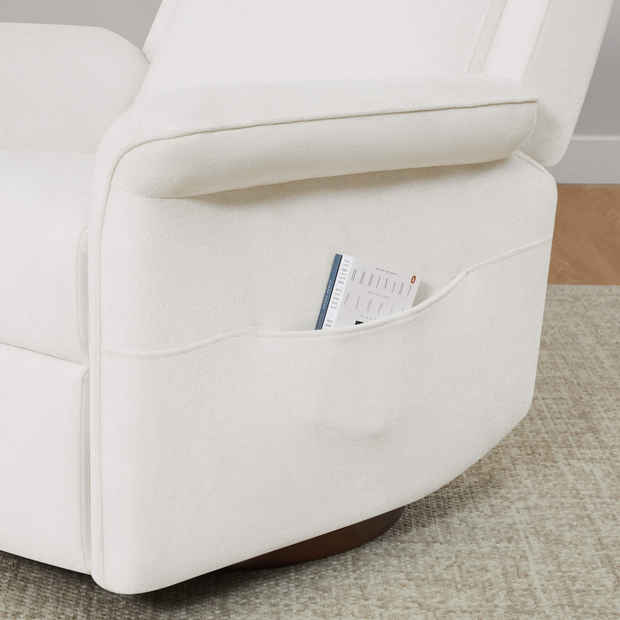 Mila Power Swivel Nursery Glider Recliner - Image 25