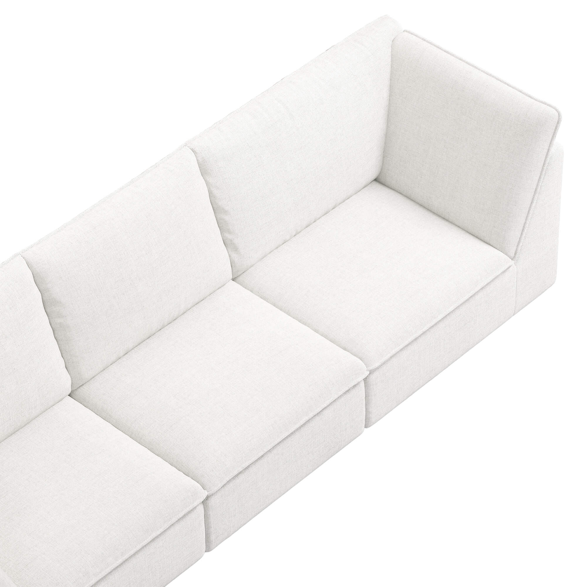 Miller 4-Seater Modern Sofa with Flared Arms - Image 7