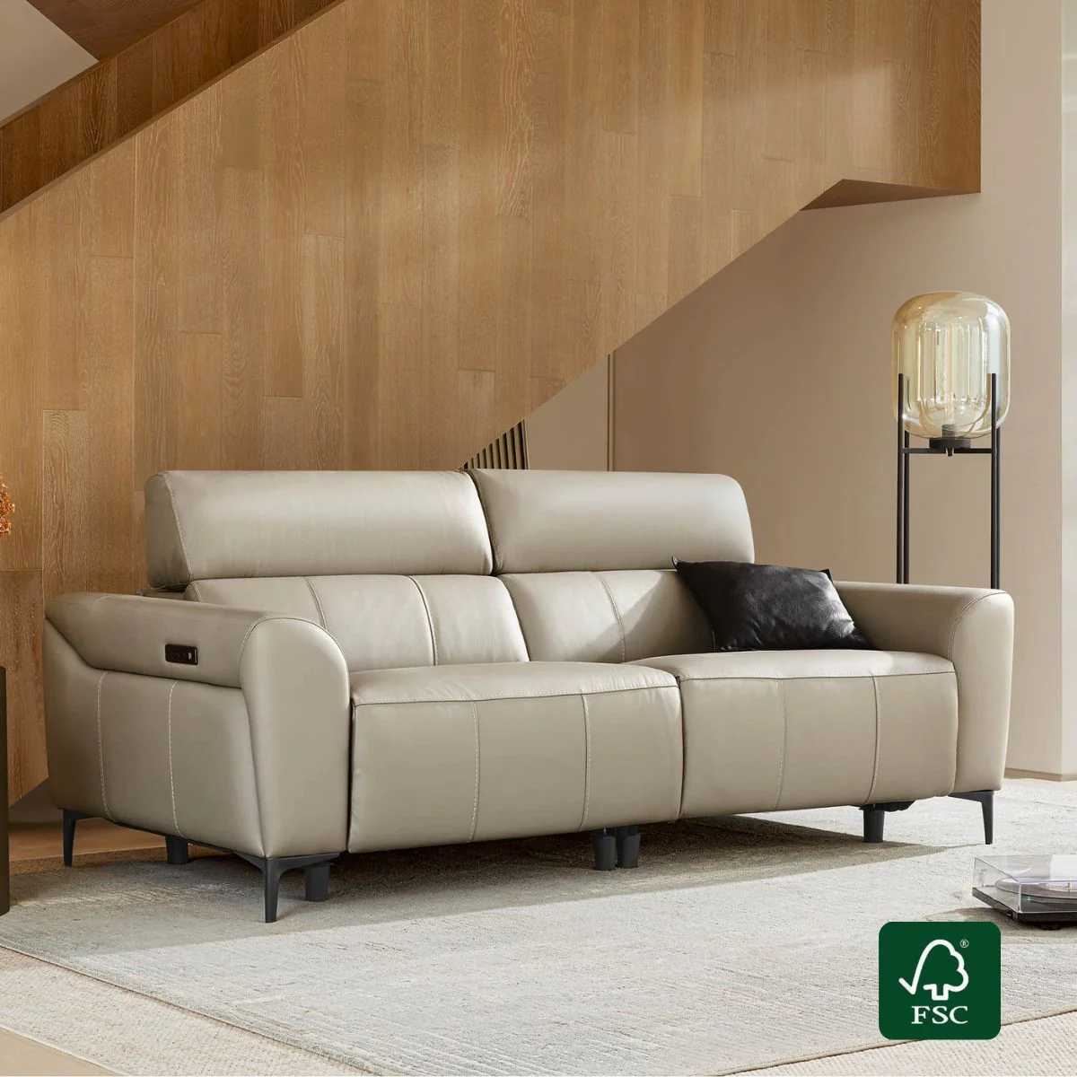 Murphy Premium Dual-Motor Genuine Leather Zero-Wall Power Reclining Sofa - Image 23