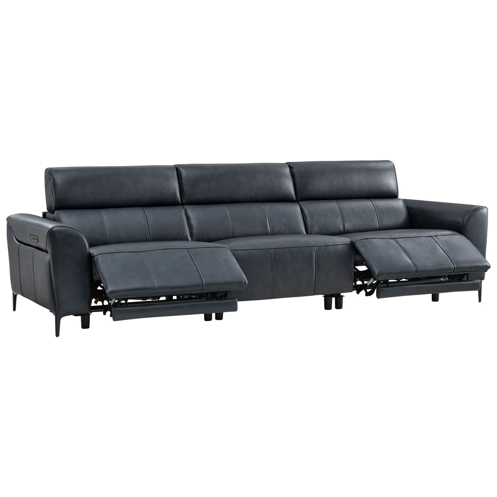 Murphy Premium Dual-Motor Genuine Leather Zero-Wall Power Reclining Sofa - Image 32