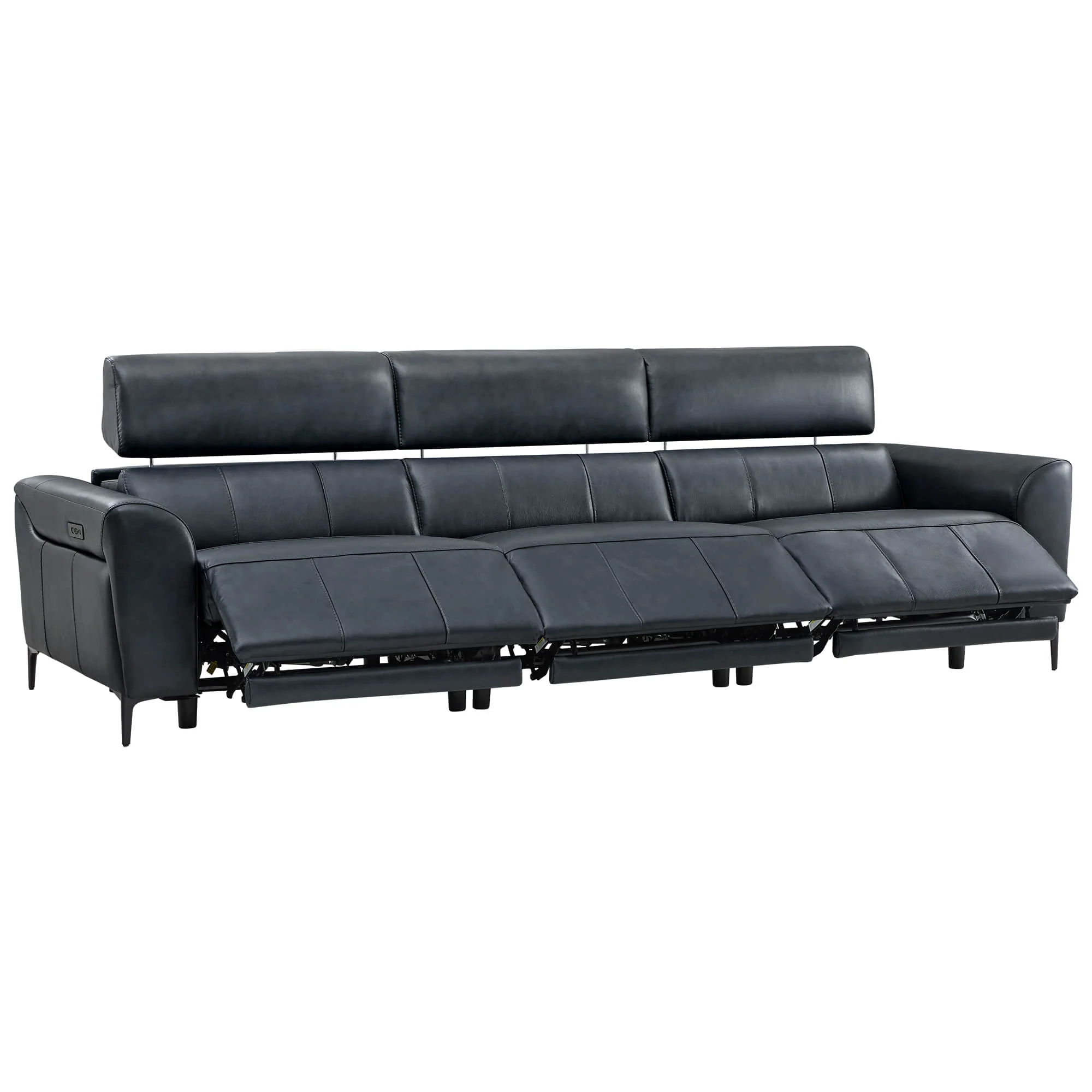 Murphy Premium Dual-Motor Genuine Leather Zero-Wall Power Reclining Sofa - Image 35